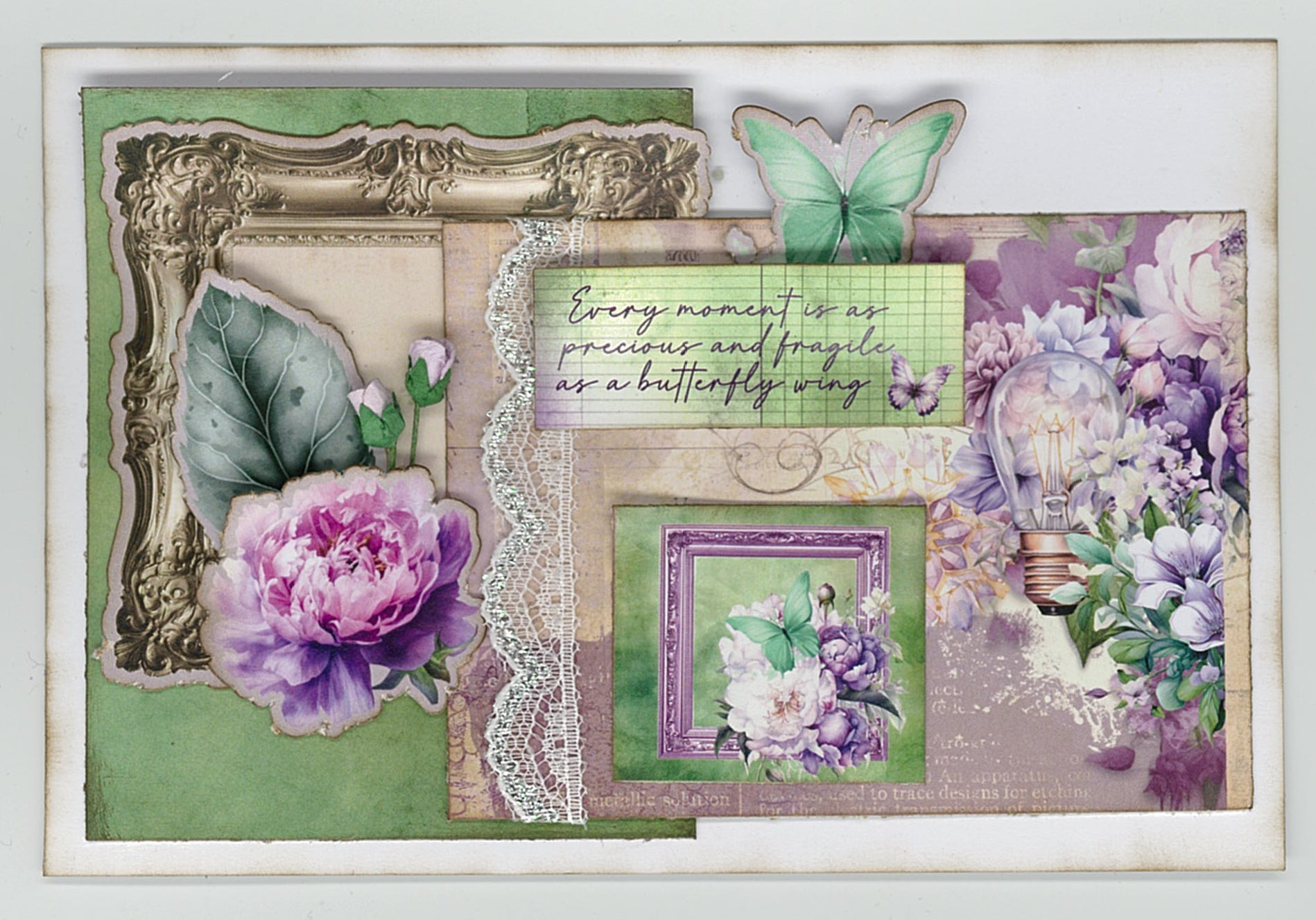 3Quarter Designs Violet Dreams 6x4 Card Pack