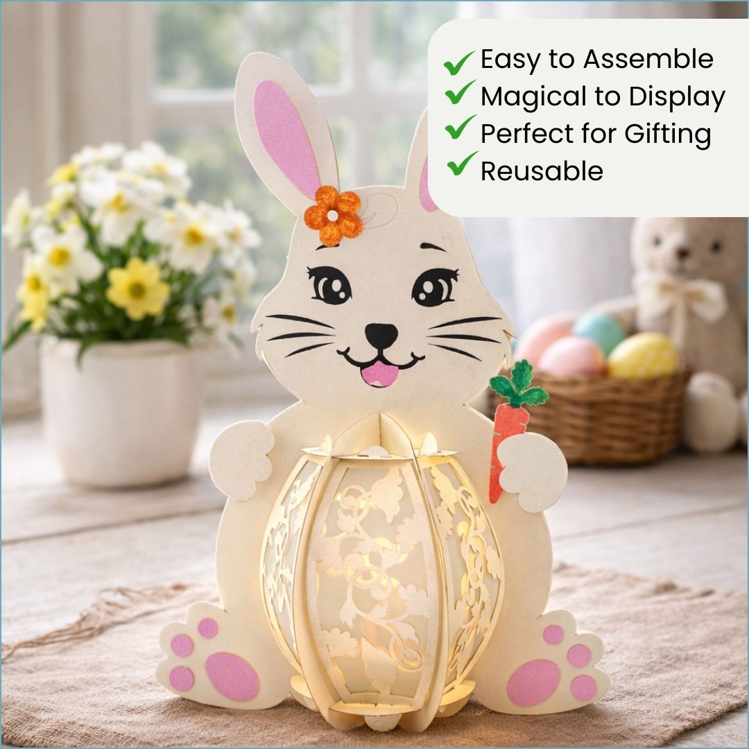 CrafTreat DIY Paper Lanterns - Bunny