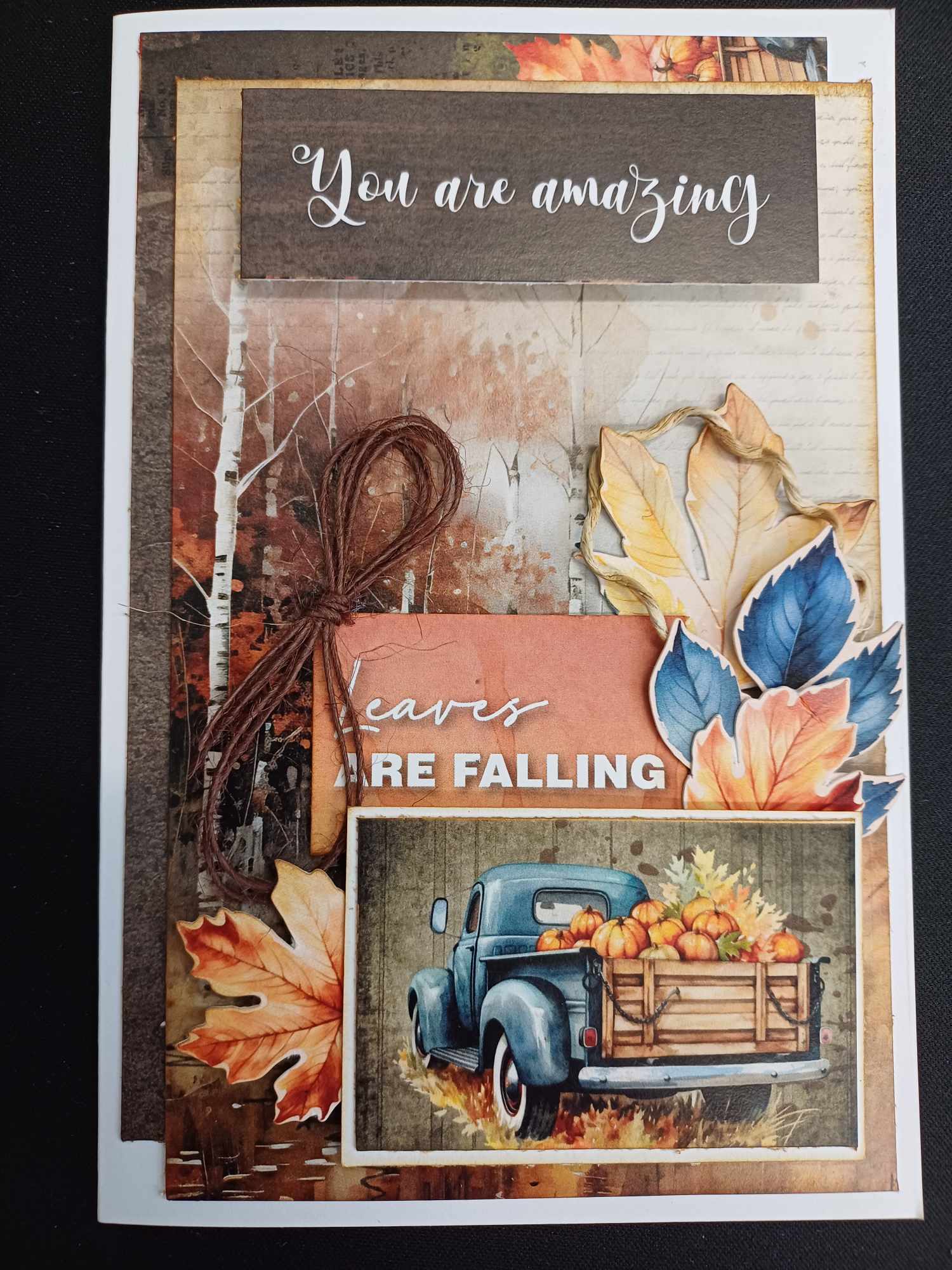 3Quarter Designs Falling Leaves 6x4 Card Pack