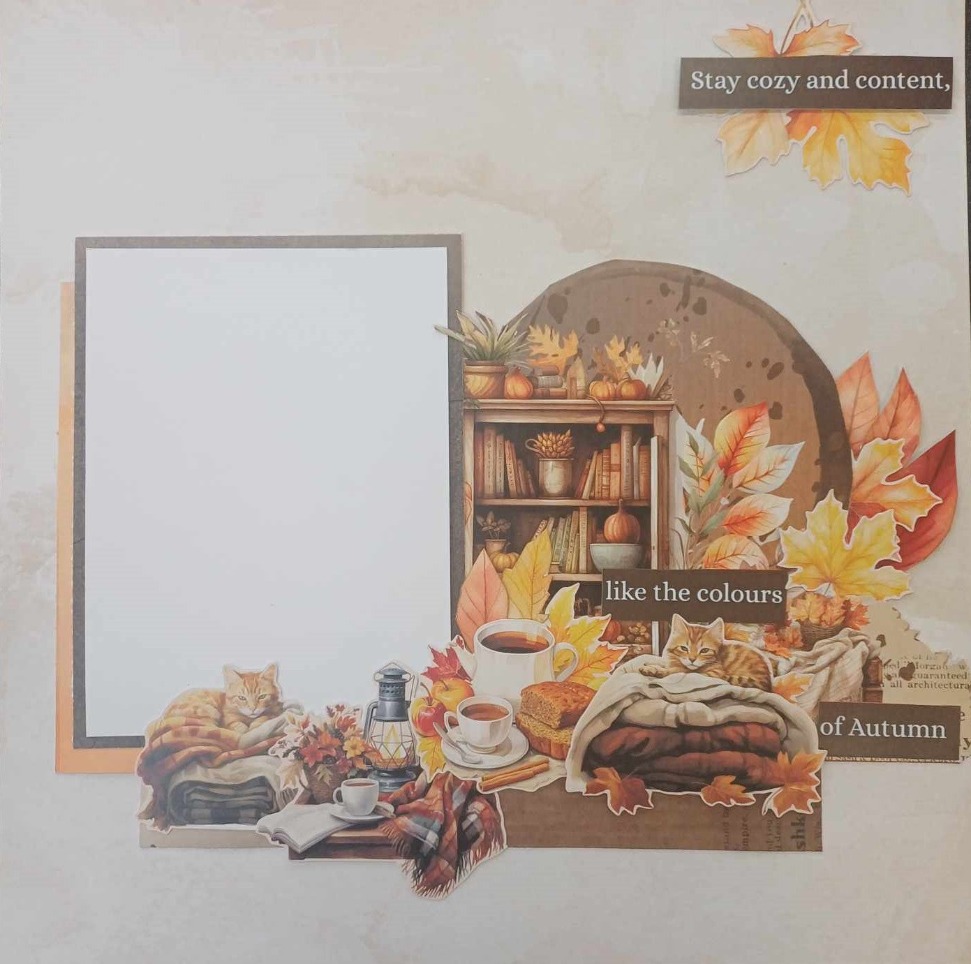 3Quarter Designs Falling Leaves 12x12 Scrapbook Collection