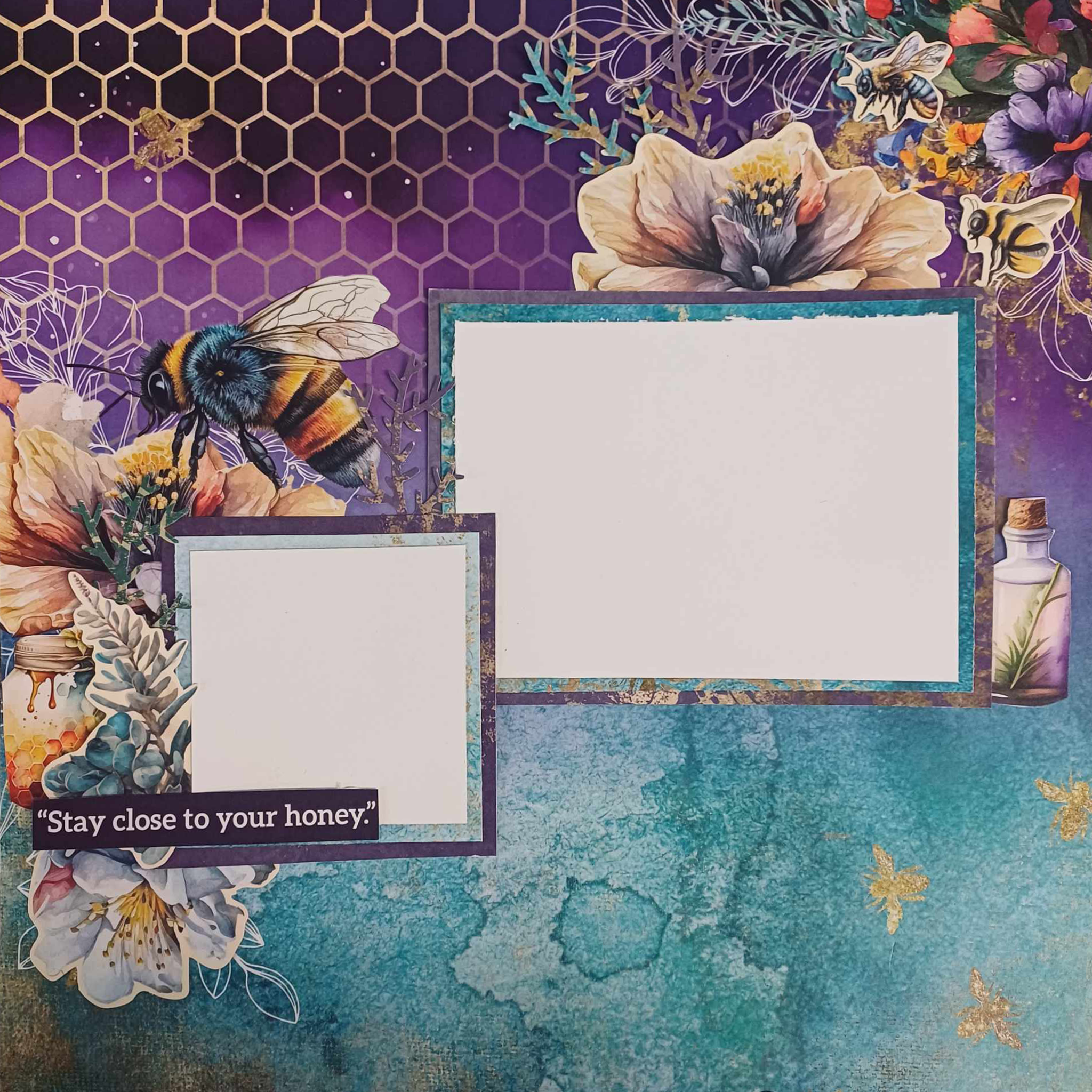 3Quarter Designs Bee Happy 12x12 Scrapbook Collection