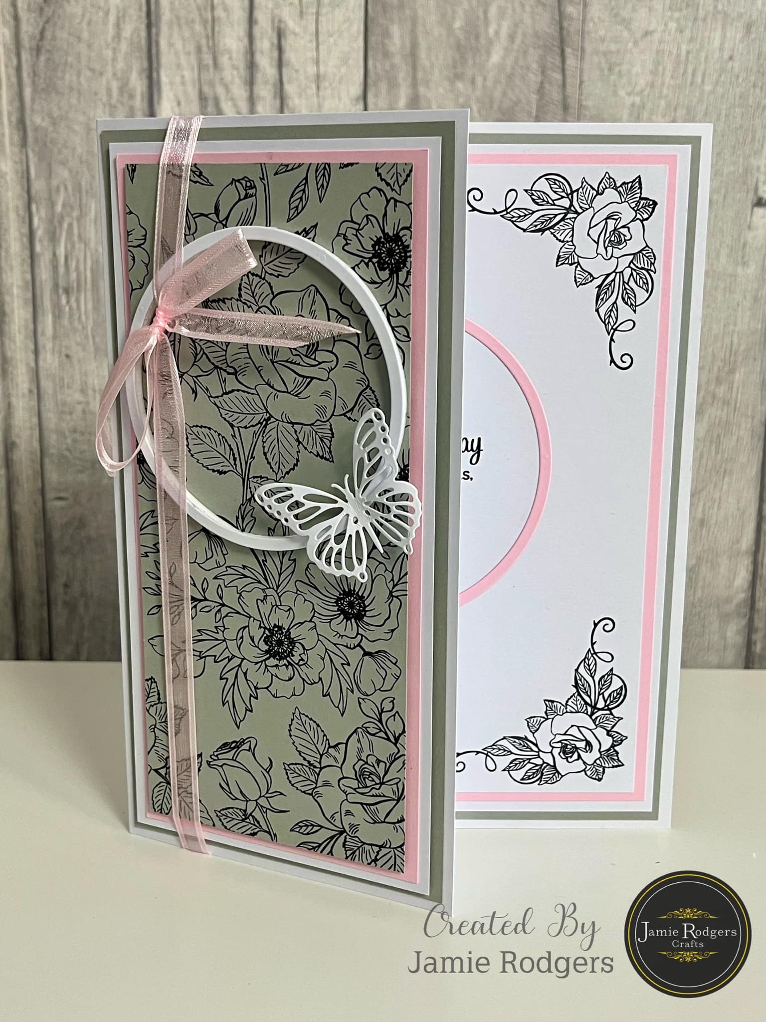 Jamie Rodgers Crafts - Floral Melody DL Clear Stamp Set