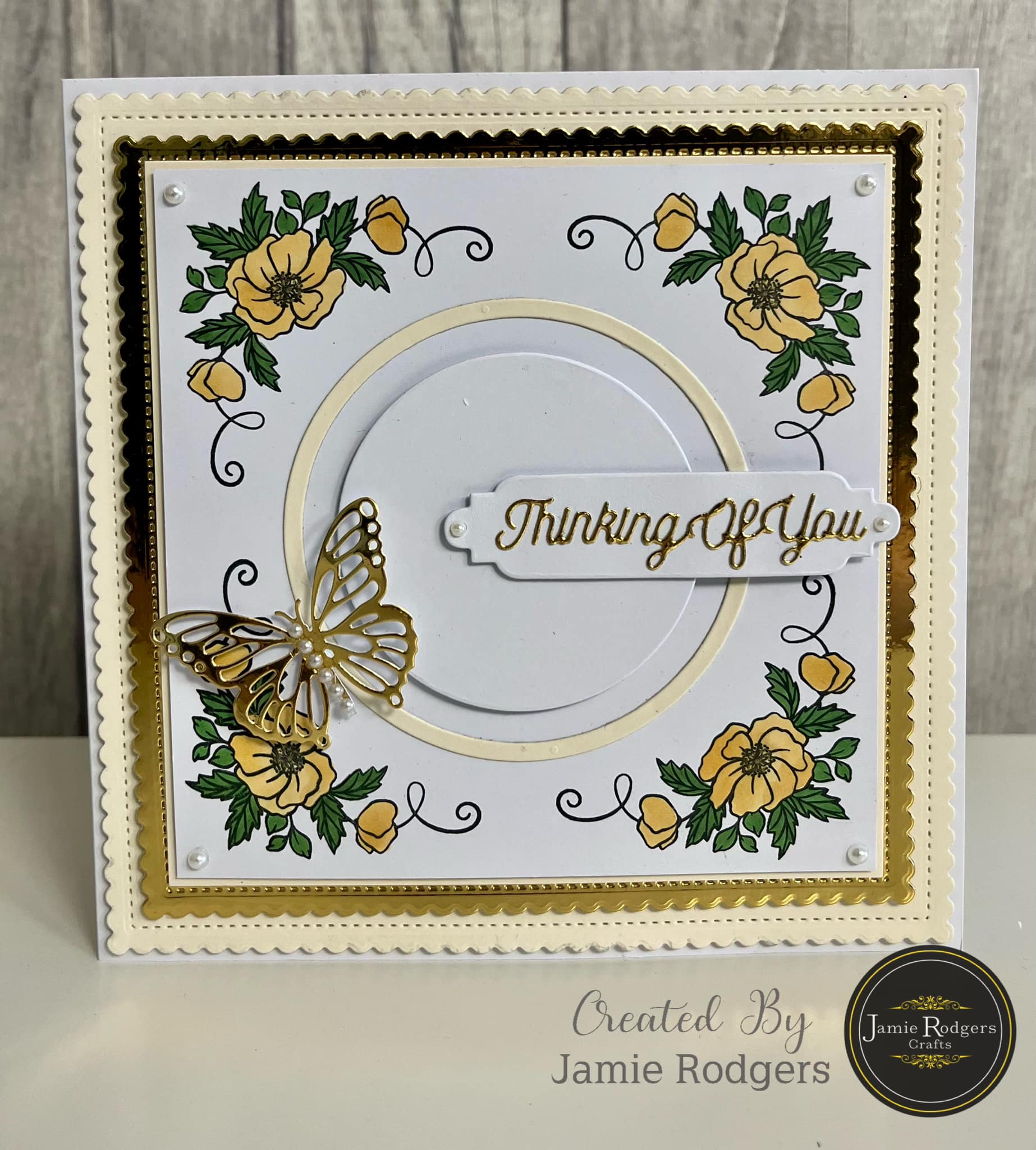 Jamie Rodgers Crafts - Thinking of You Sentiment Die Set