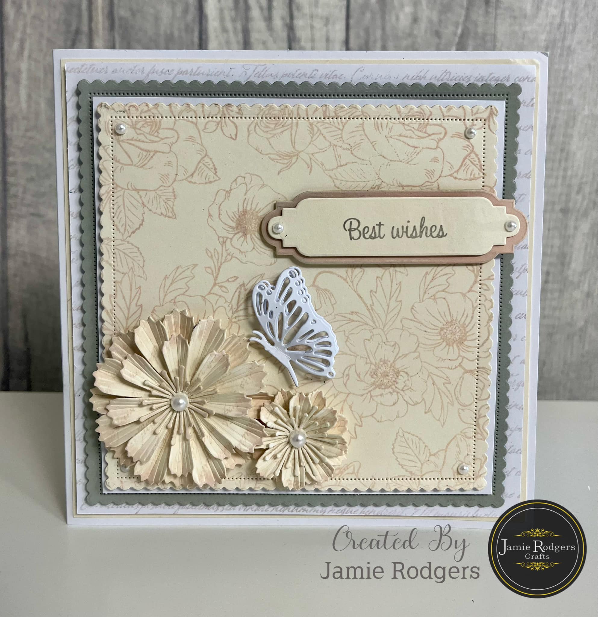 Jamie Rodgers Crafts - Floral Melody DL Clear Stamp Set