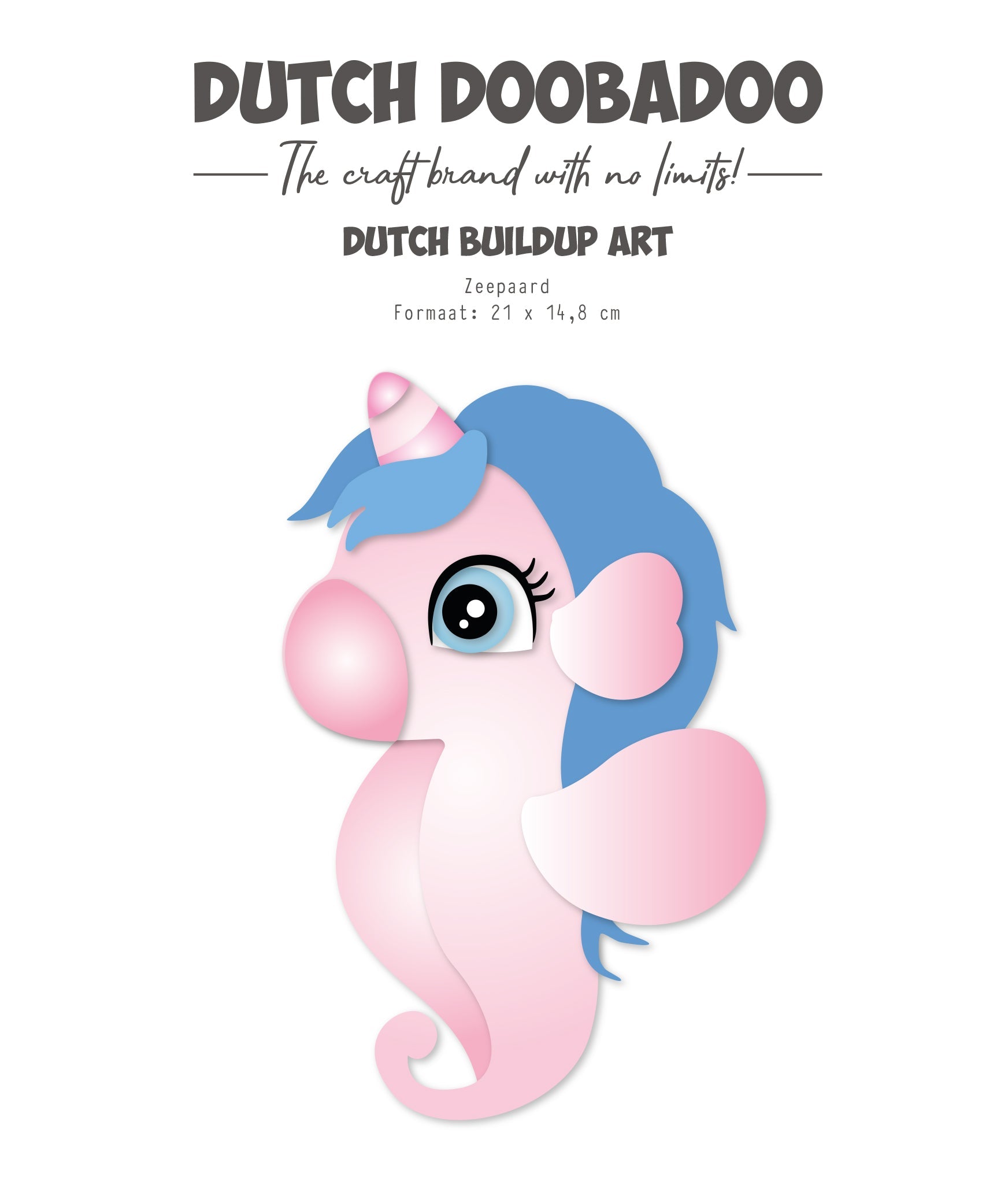Dutch Doobadoo DDBD Build Up Art Sea Horse A5