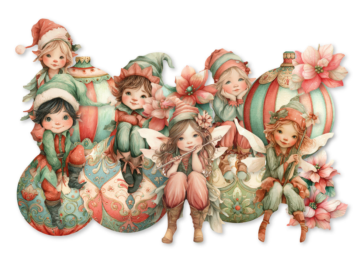 Dutch Doobadoo DDBD Collage Die-Cuts Merry & Bright