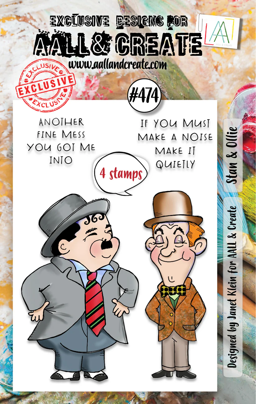 AALL and Create - A7 Stamp Set - Stan & Ollie