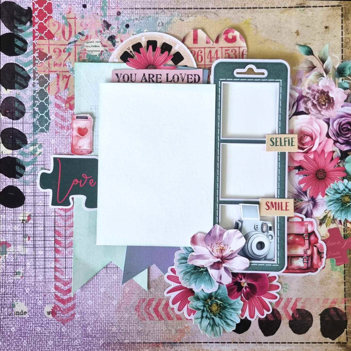 3Quarter Designs Teenage Dream 12x12 Design Paper & Diecuts Set