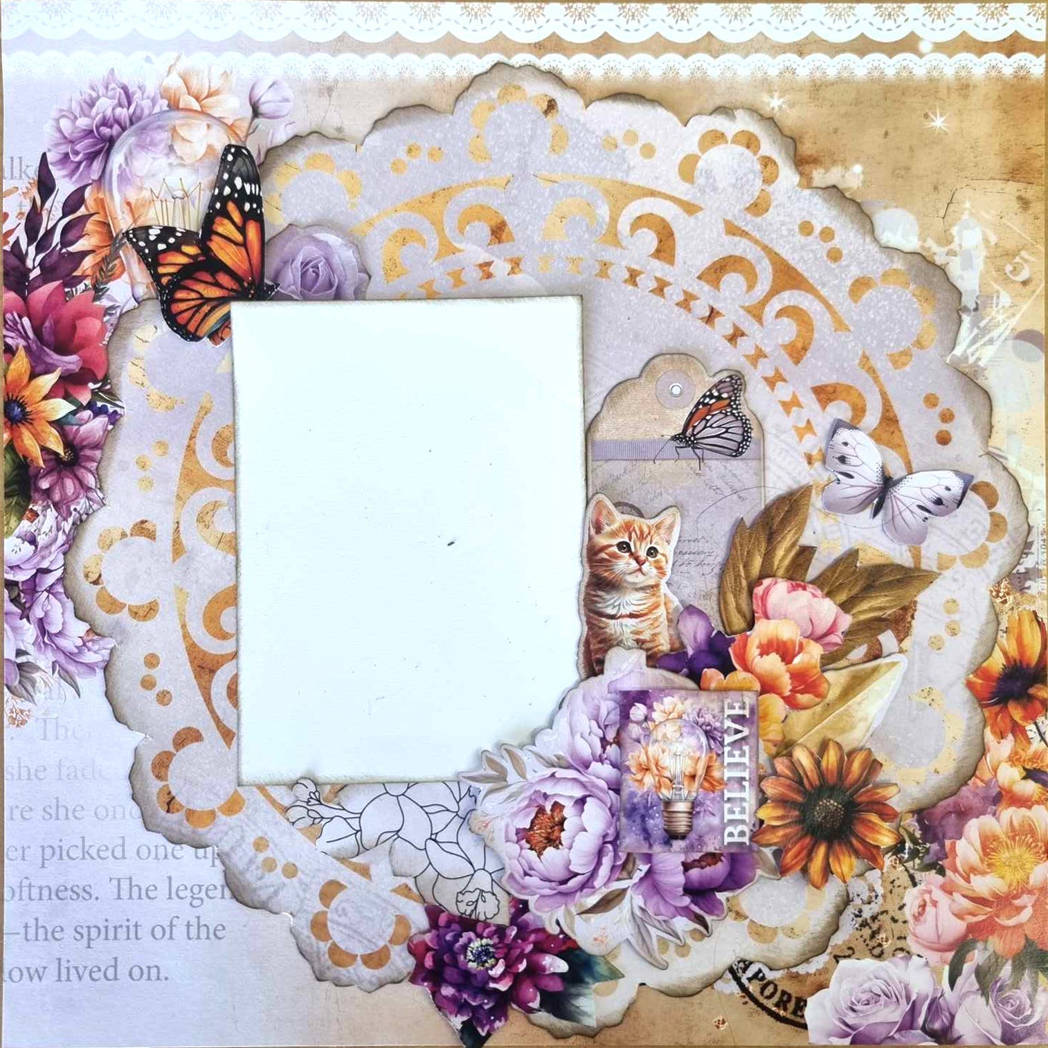 3Quarter Designs Dawns Glow 12x12 Design Paper & Diecuts Set