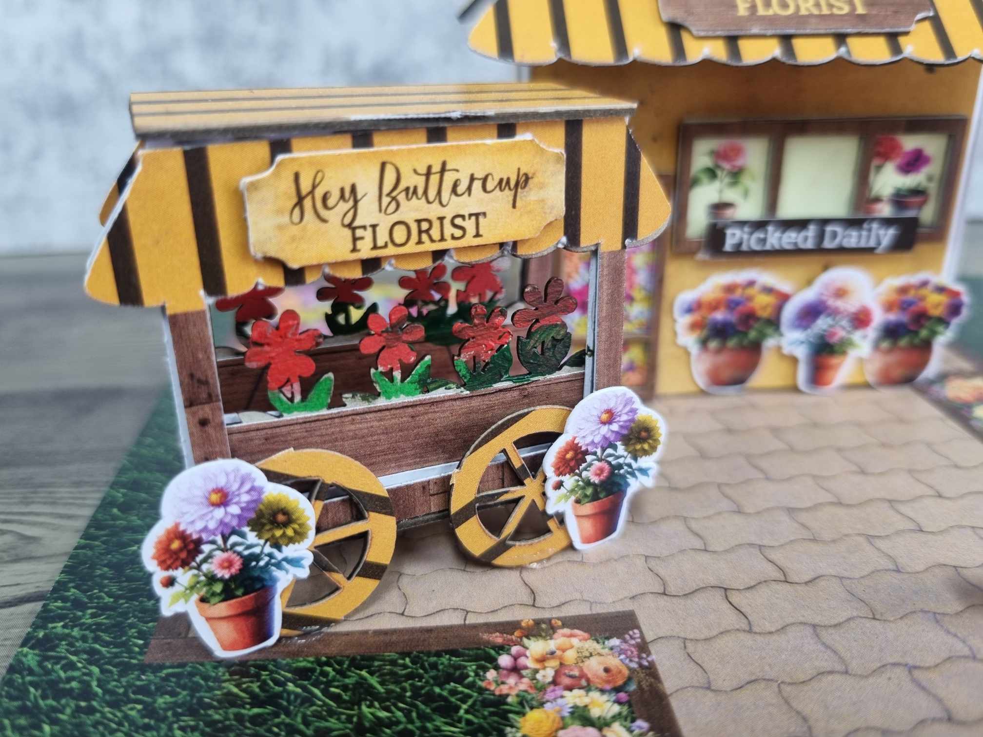 3Quarter Designs Lane Village - Hey Buttercup Florist
