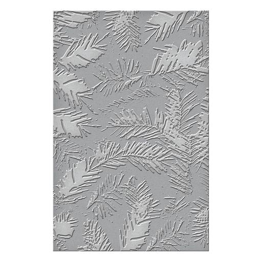 In the Pines Embossing Folder from the Make It Merry Collection