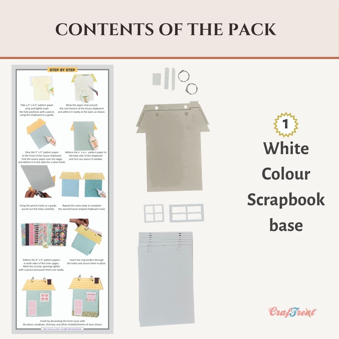 CrafTreat Quick Folio - House Ring Bound Album  