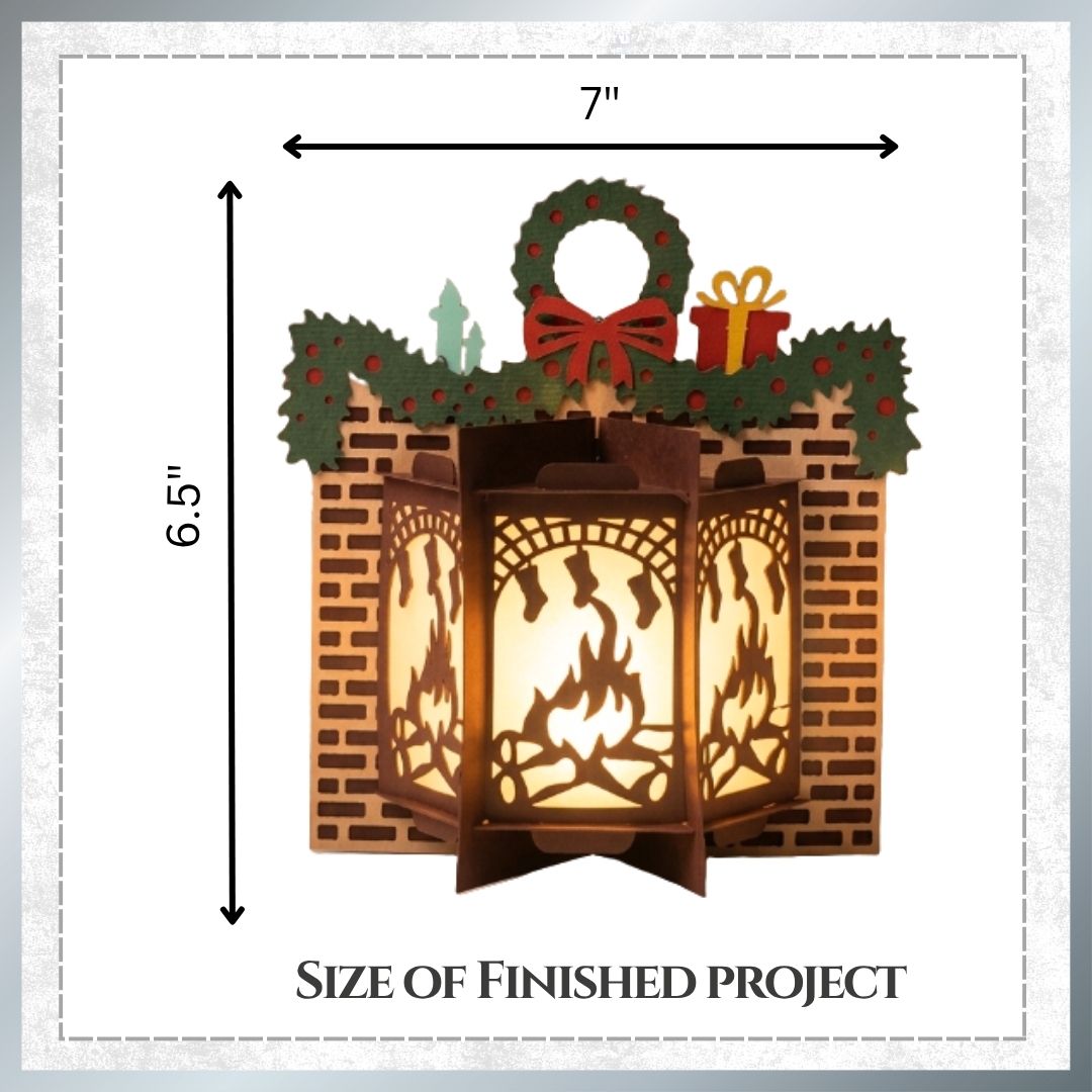 CrafTreat DIY Paper Lanterns - Fireplace
