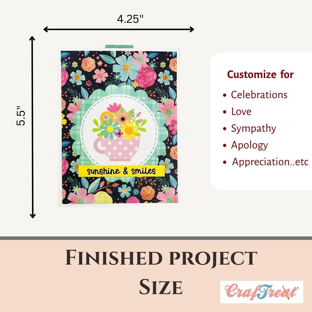 CrafTreat Card Blanks - 3 Tier Slider Card