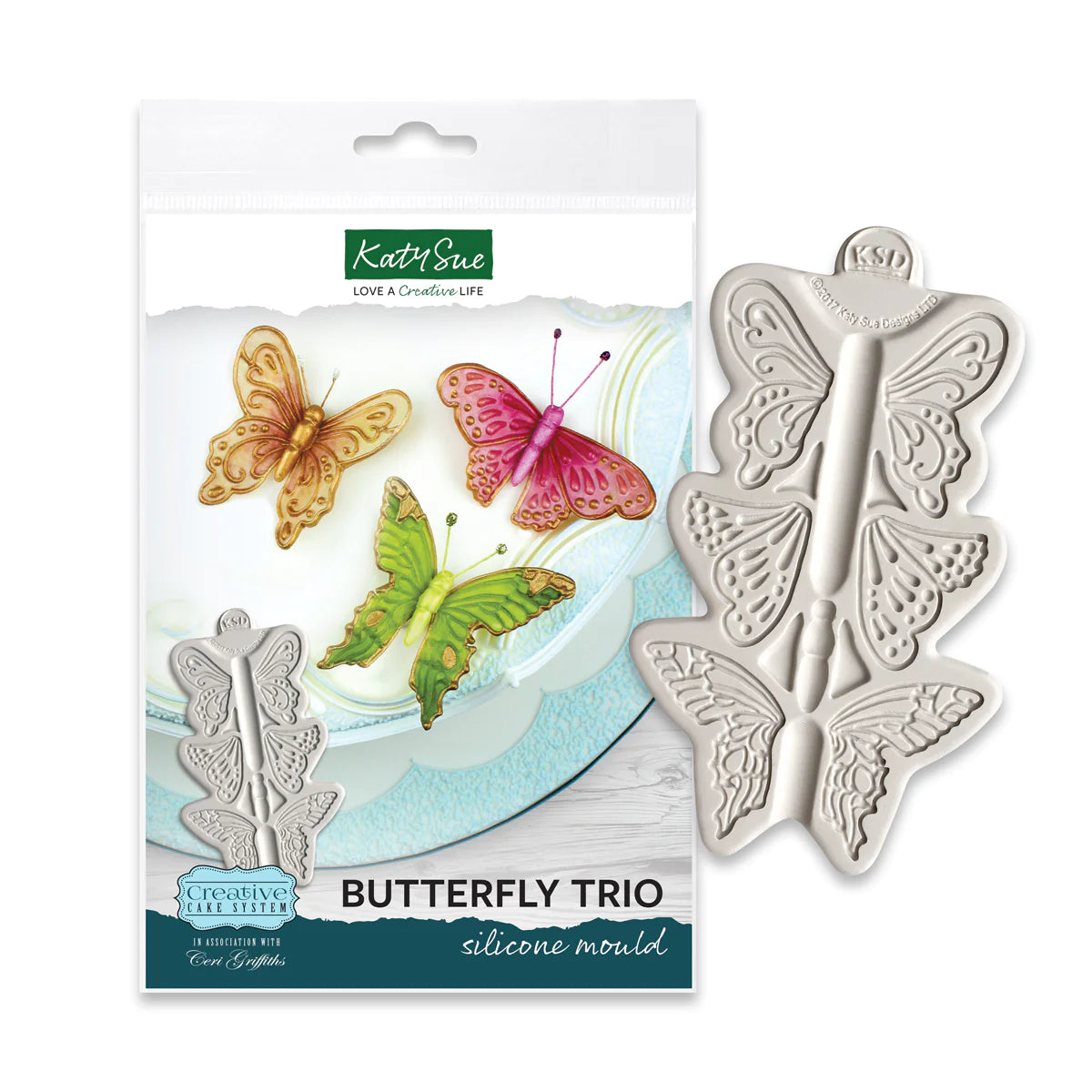 Butterfly Trio Silicone Mould