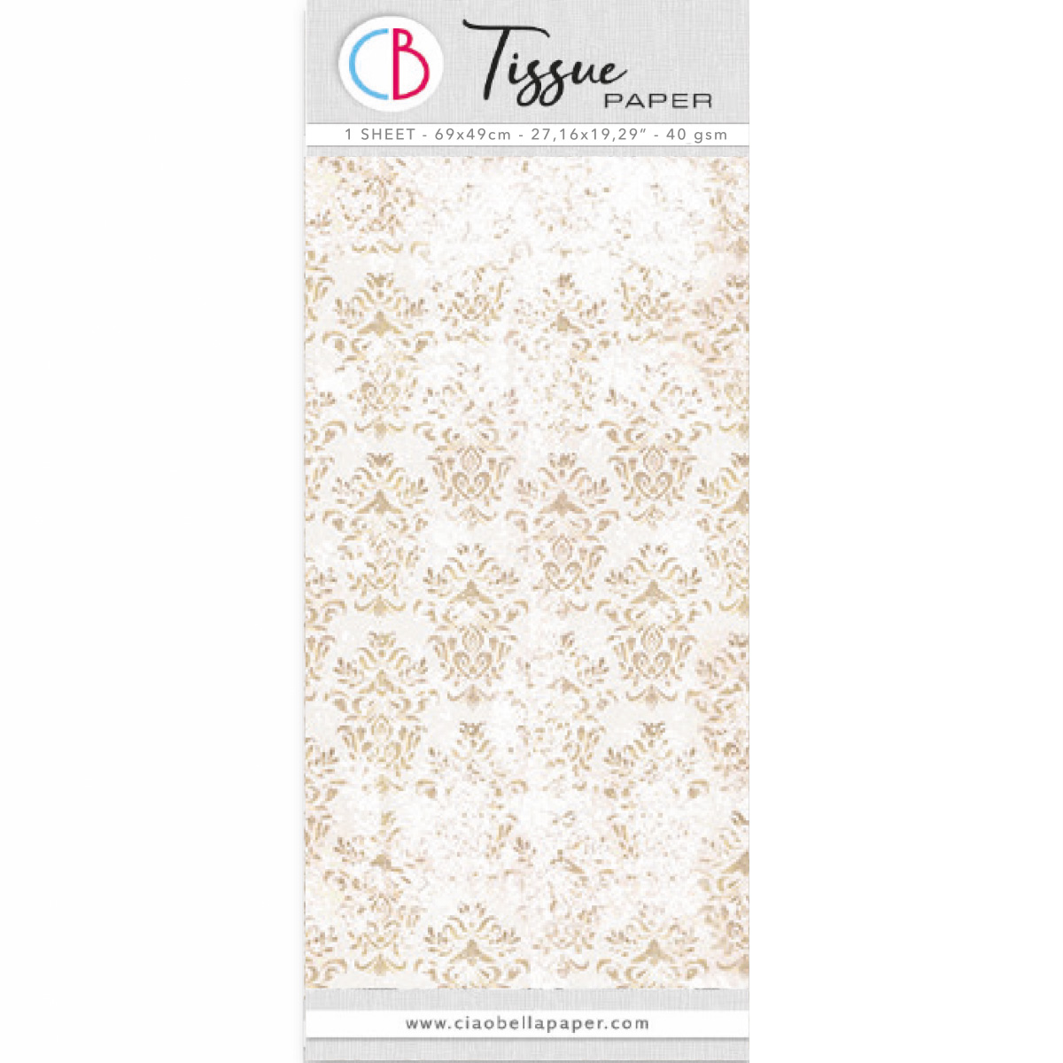 Tissue Paper cm69x49 27,66"x19,29” Victorian Velvet