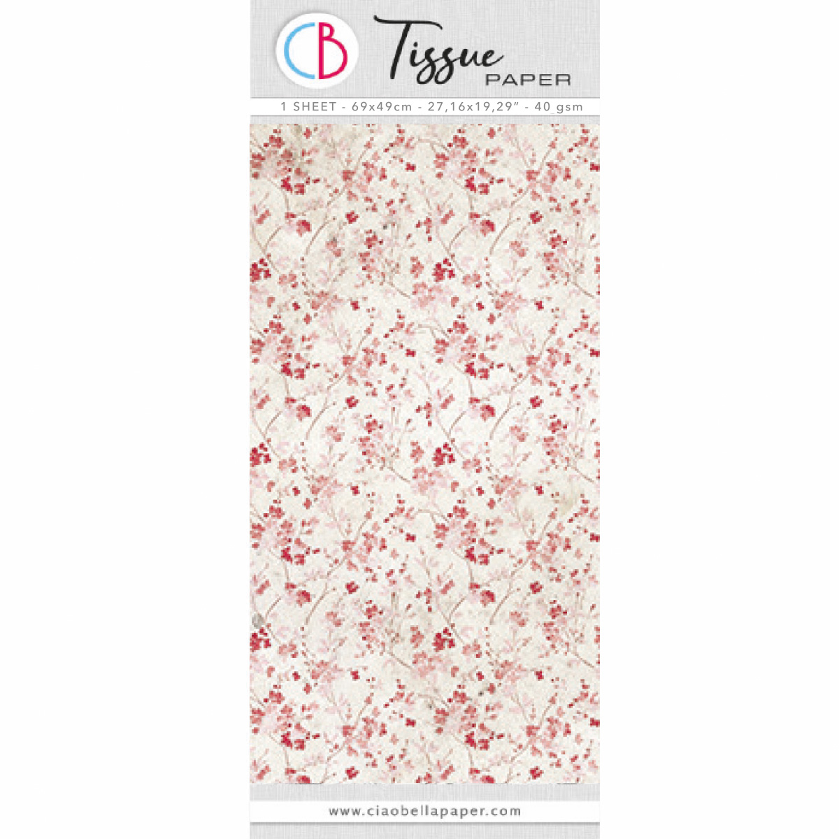 Tissue Paper cm69x49 27,66"x19,29” Liberty