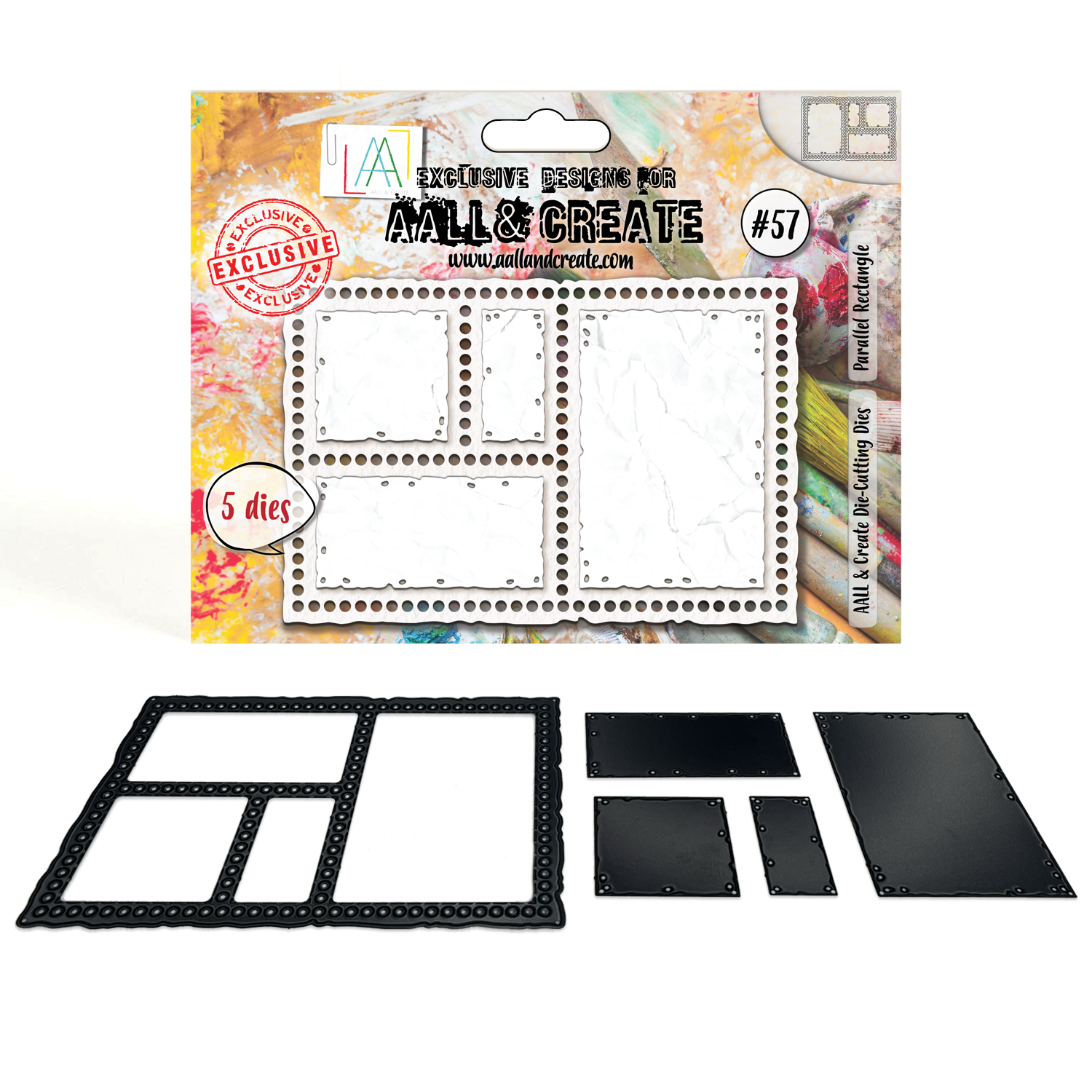 AALL and Create - Die-Cutting Die Set - Parallel Rectangle