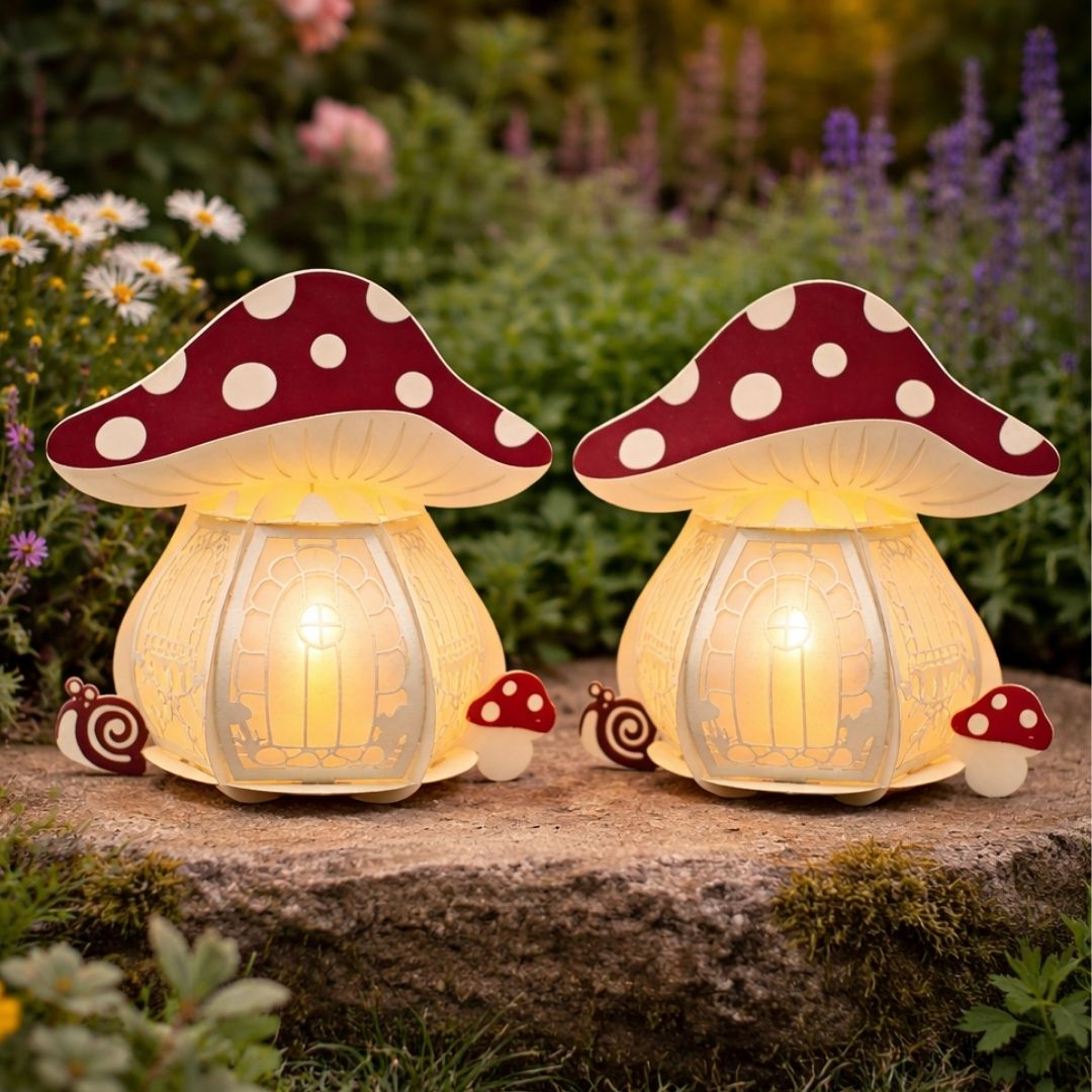 CrafTreat DIY Paper Lanterns - Mushroom