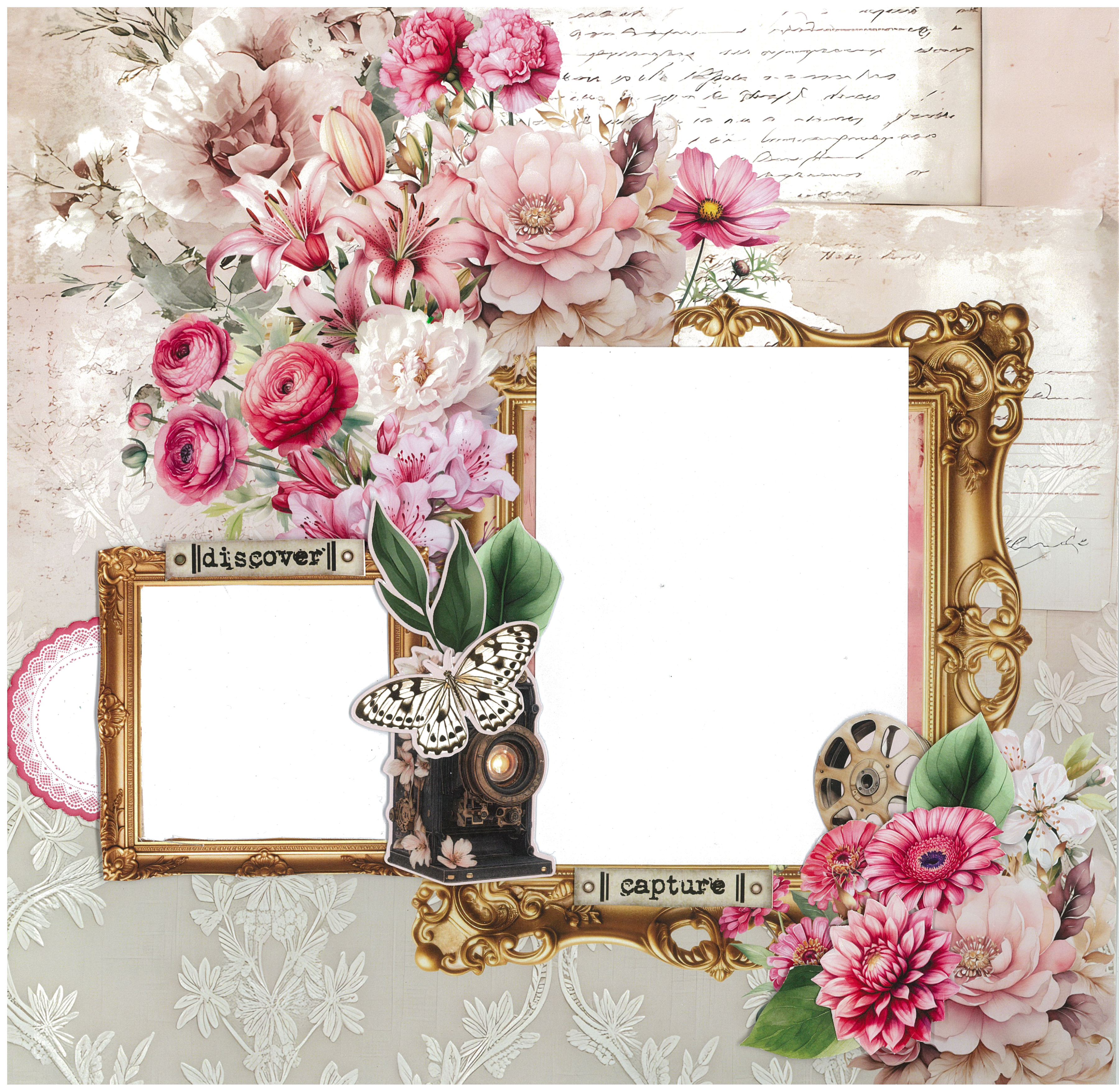 3Quarter Designs Shutter Glam 12x12 Designer Paper & Diecuts Set
