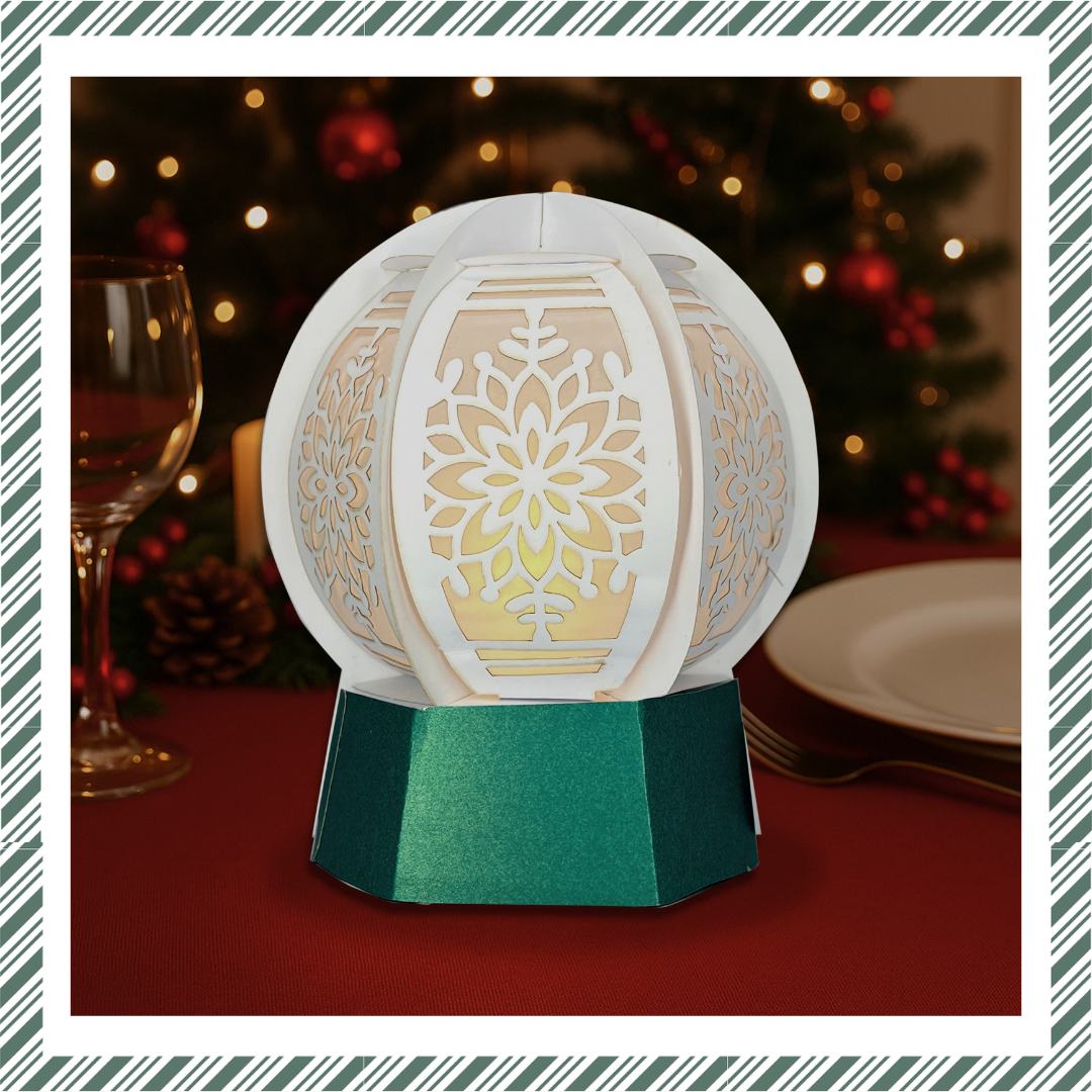 CrafTreat DIY Paper Lanterns - Snowglobe