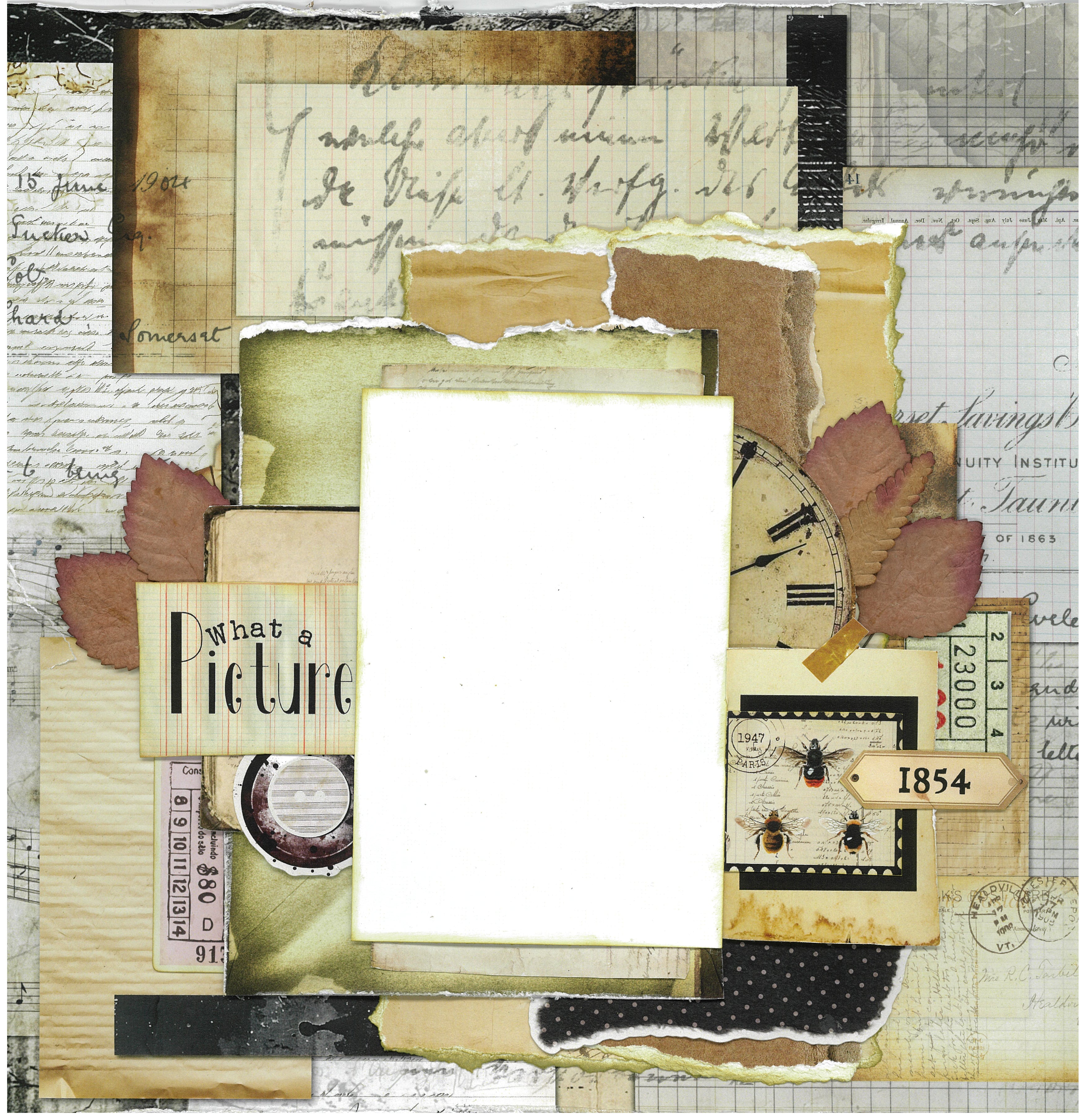 3Quarter Designs Paper Tales 12x12 Designer Paper & Diecuts Set