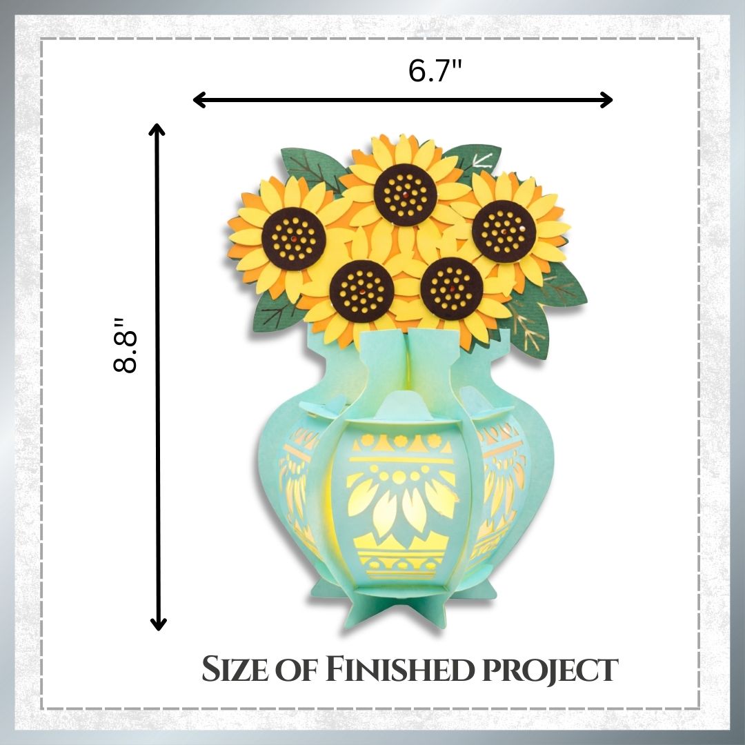 CrafTreat DIY Paper Lanterns - Flower Vase