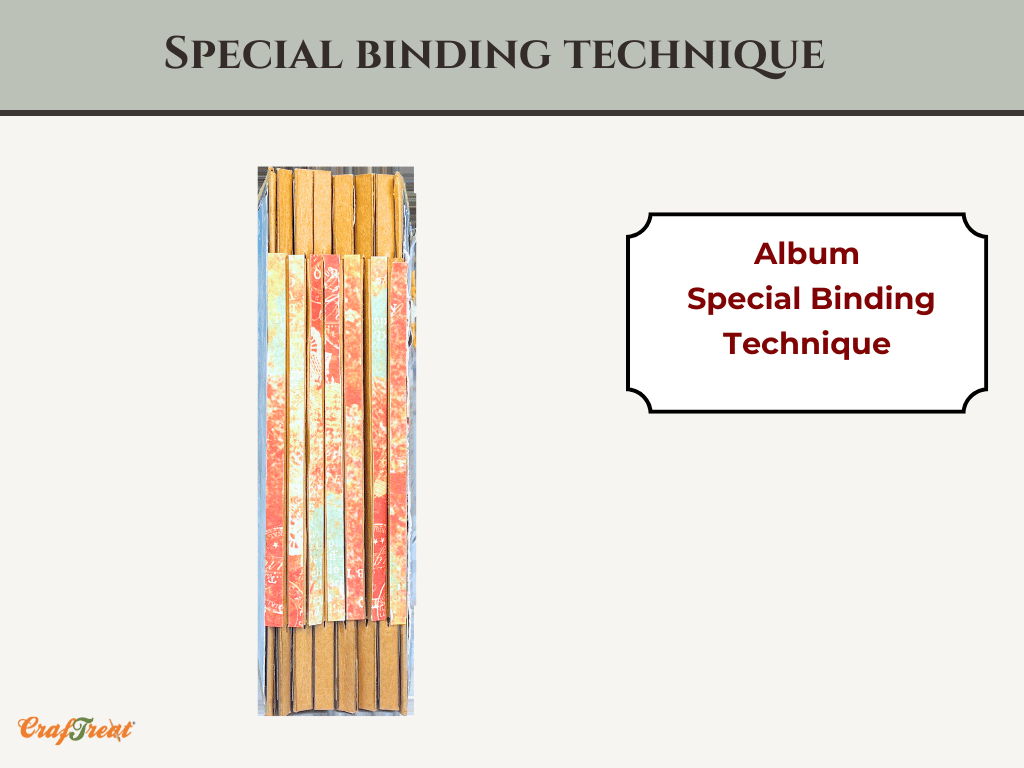 CrafTreat Accordion Hinge Book 1 - White