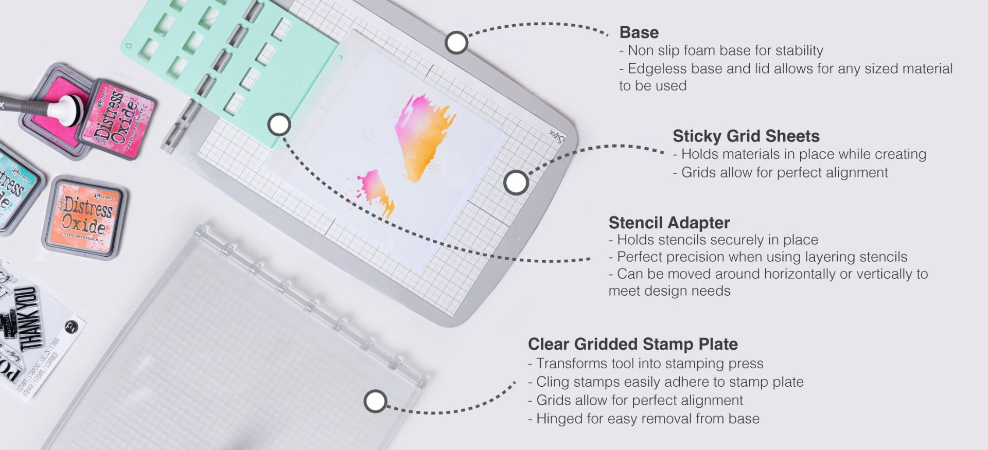 Sizzix Making Tool - Stencil & Stamp Tool