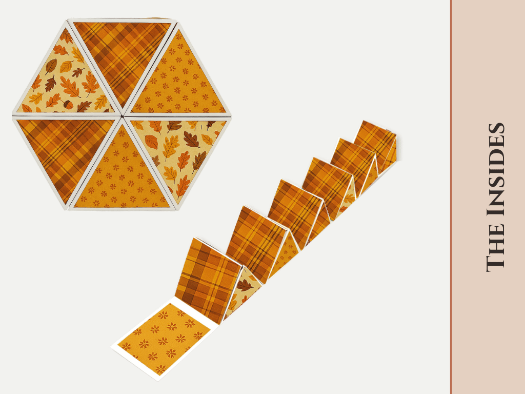 CrafTreat Scrapbook Hexagon Roll up - White 2pcs