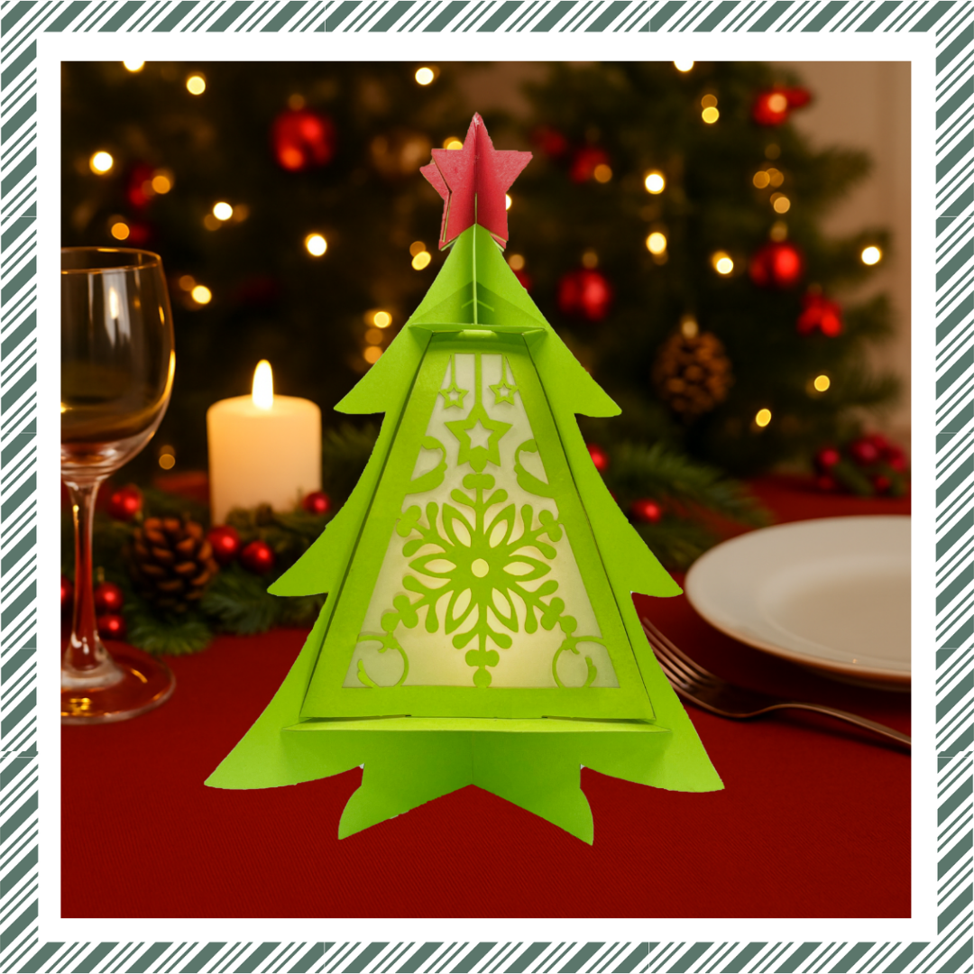 CrafTreat DIY Paper Lanterns - Christmas Tree