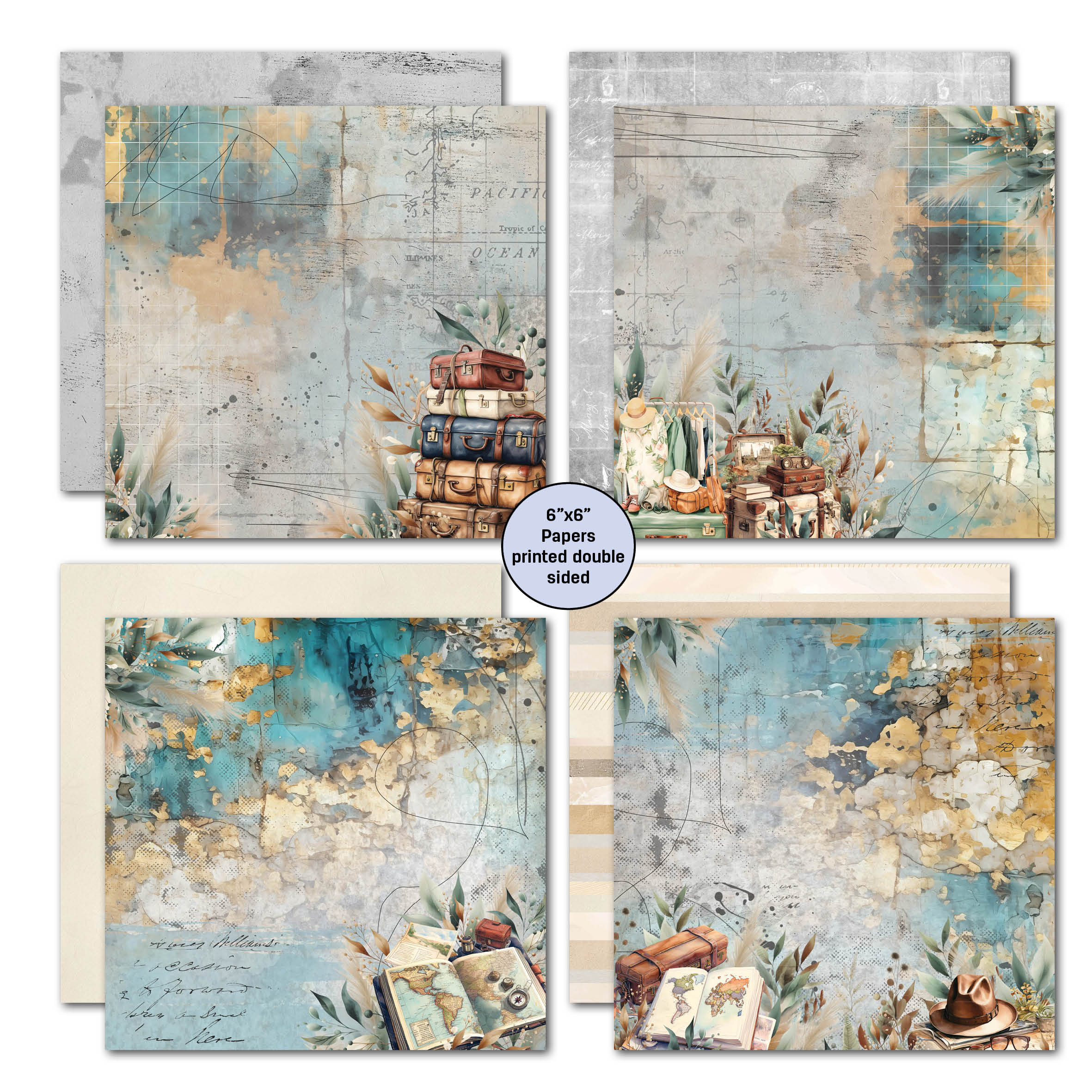 3Quarter Designs Adventures Return 6x6 Paper Pack