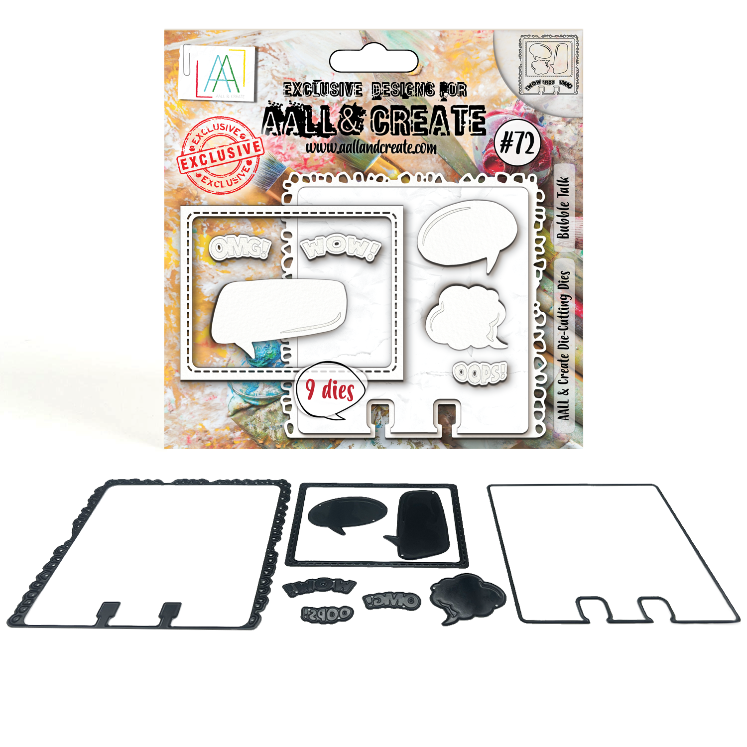 AALL and Create - Die-Cutting Die Set - Bubble Talk