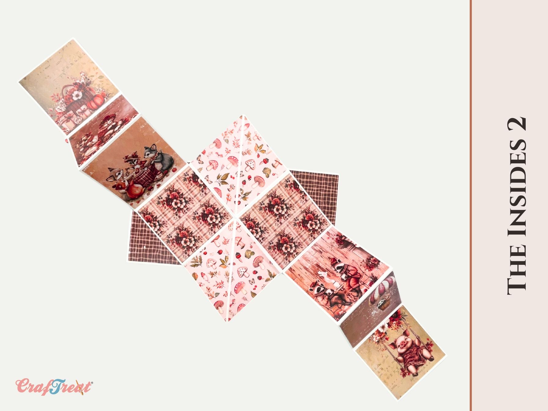 Craftreat Scrapbook Blank Quick Folio - Squash Accordion