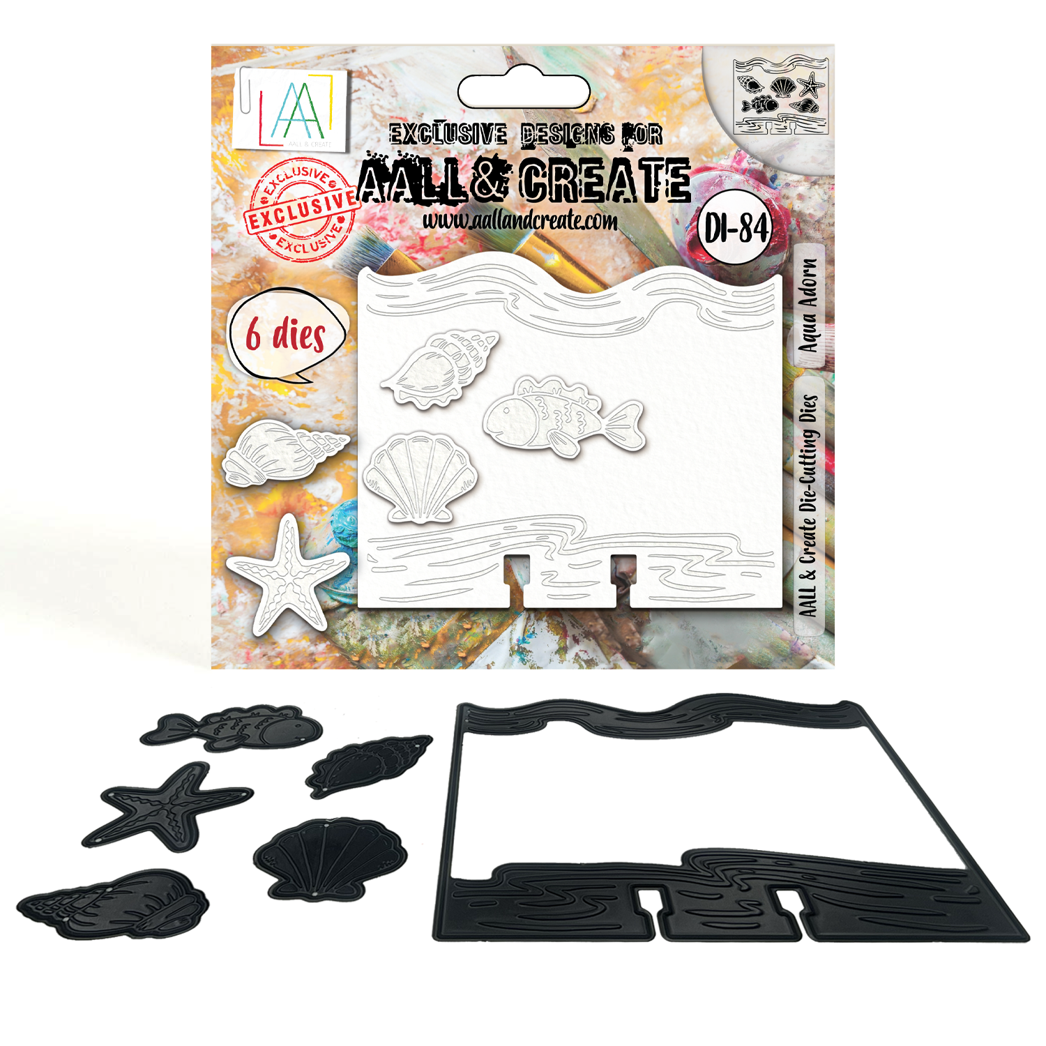 AALL and Create - Die-Cutting Die Set - Aqua Adorn