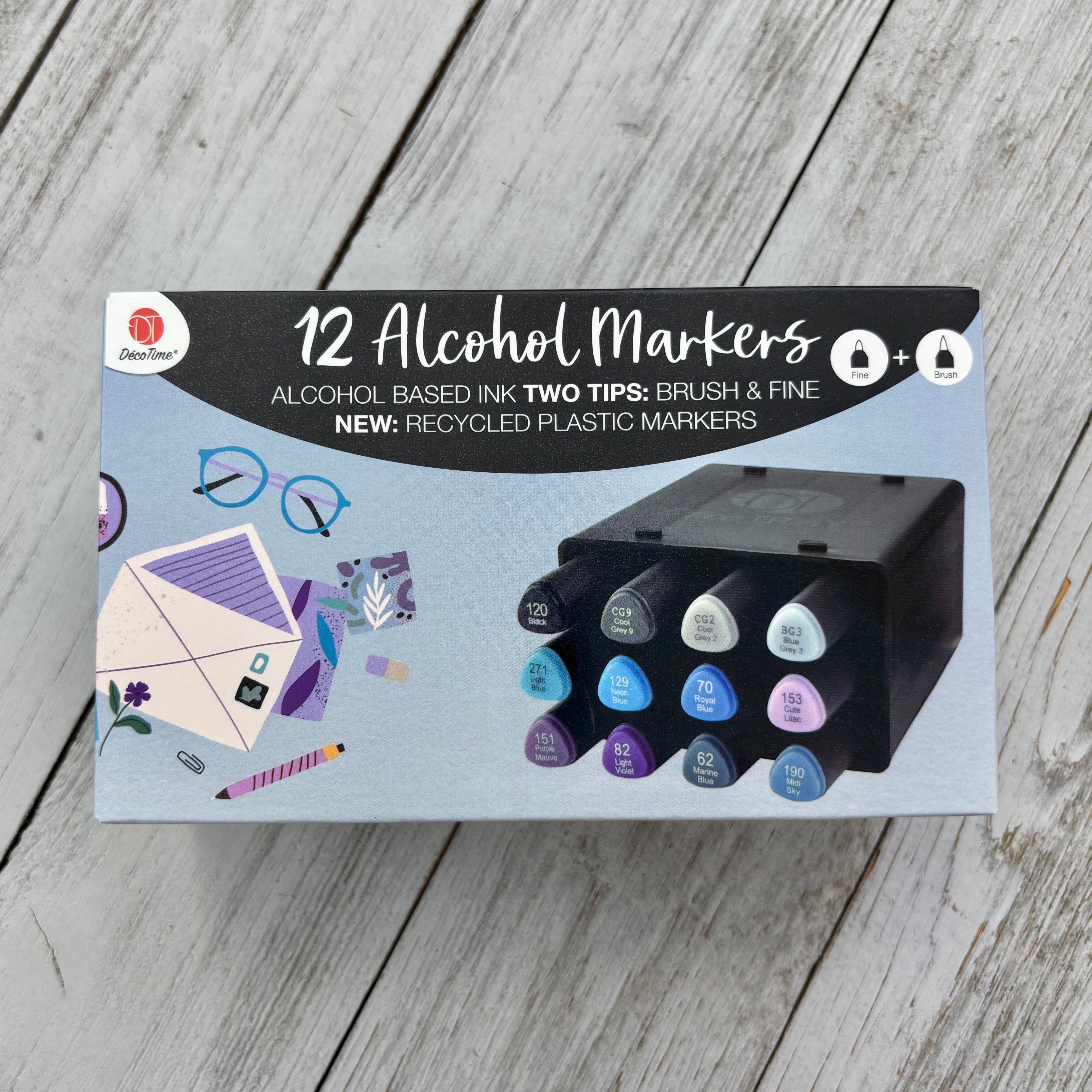 Deco Time Alcohol Markers Ocean Breeze