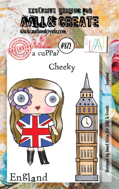 AALL and Create - A7 Stamp Set - England