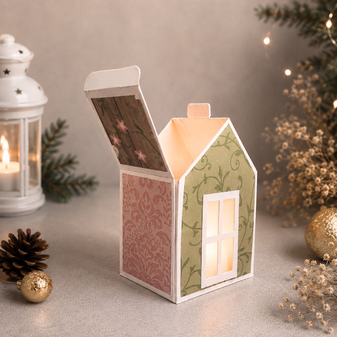 CrafTreat Giftable Blanks - House Lantern Gift Boxes