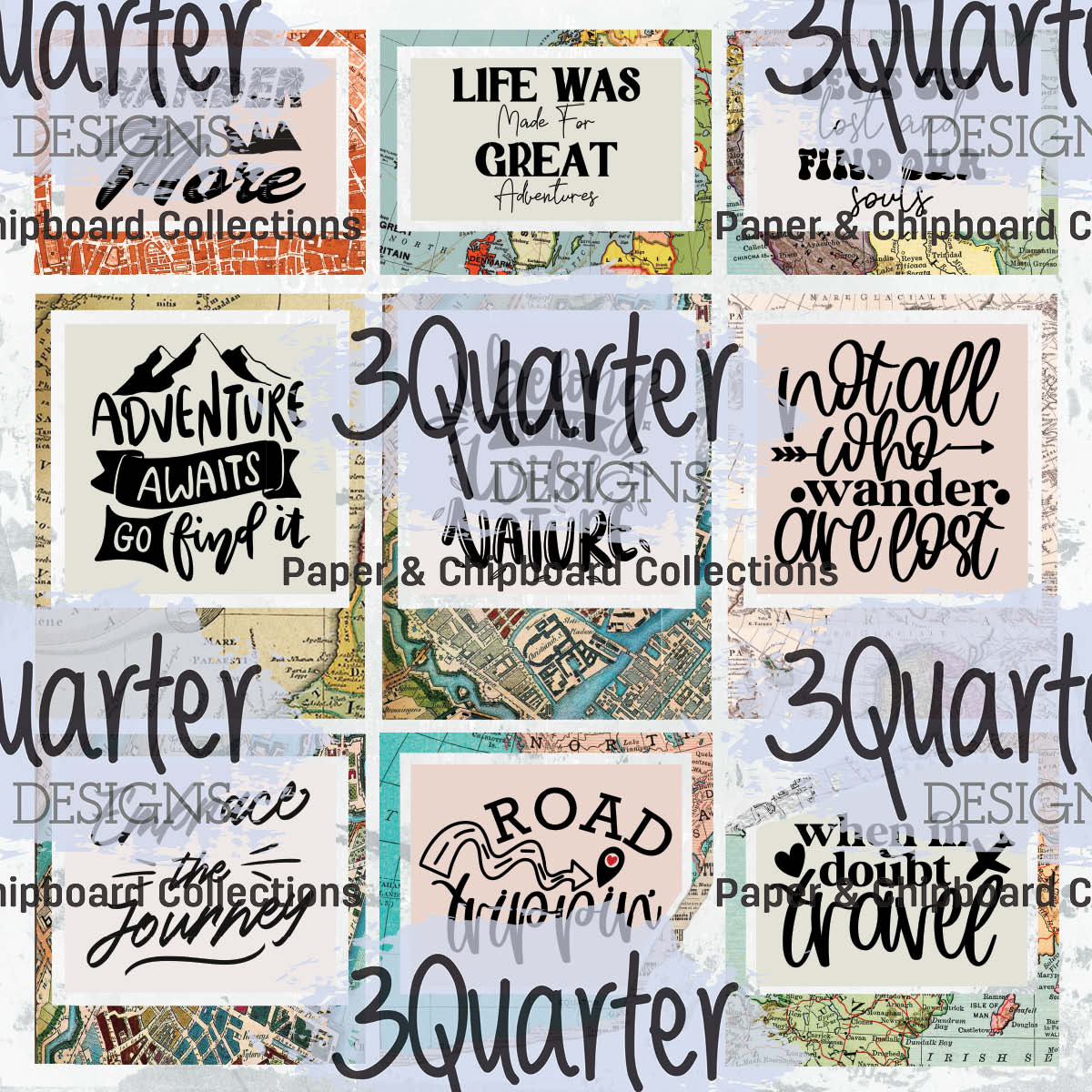 Incredible Journeys 8x8 Pack