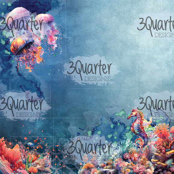 3Quarter Designs Poseidon's Kingdom 8x8 Paper Pack