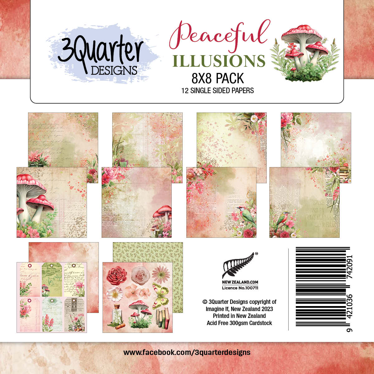 Peaceful Illusions 8x8 Pack