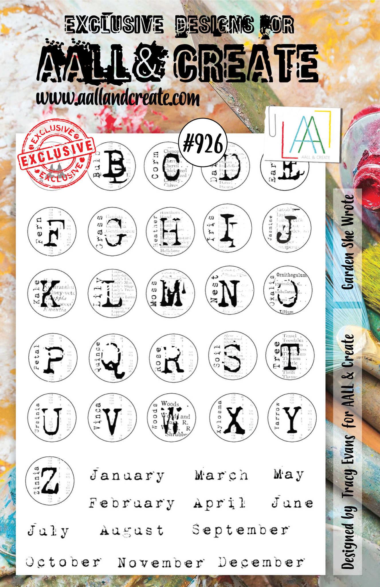 AALL and Create Stamp Set - 926 - Garden She Wrote