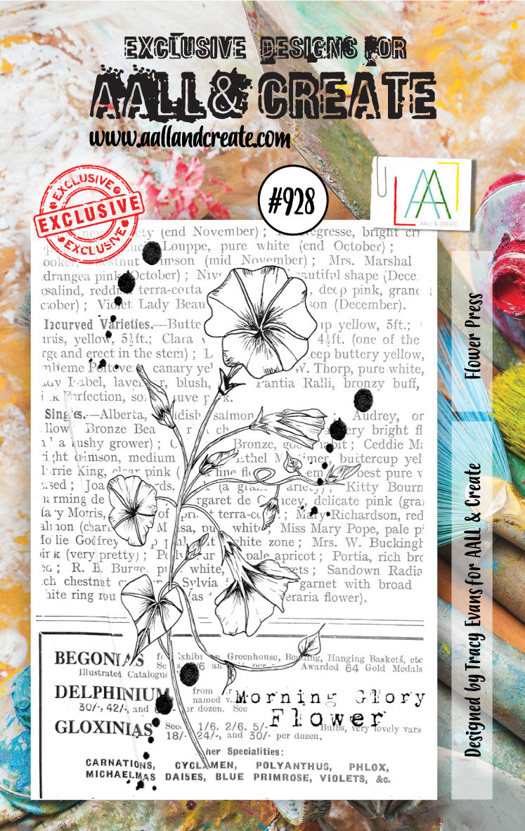 AALL and Create Stamp Set - 928 - Flower Press
