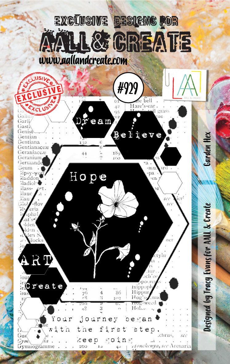 AALL and Create Stamp Set - 929 - Garden Hex