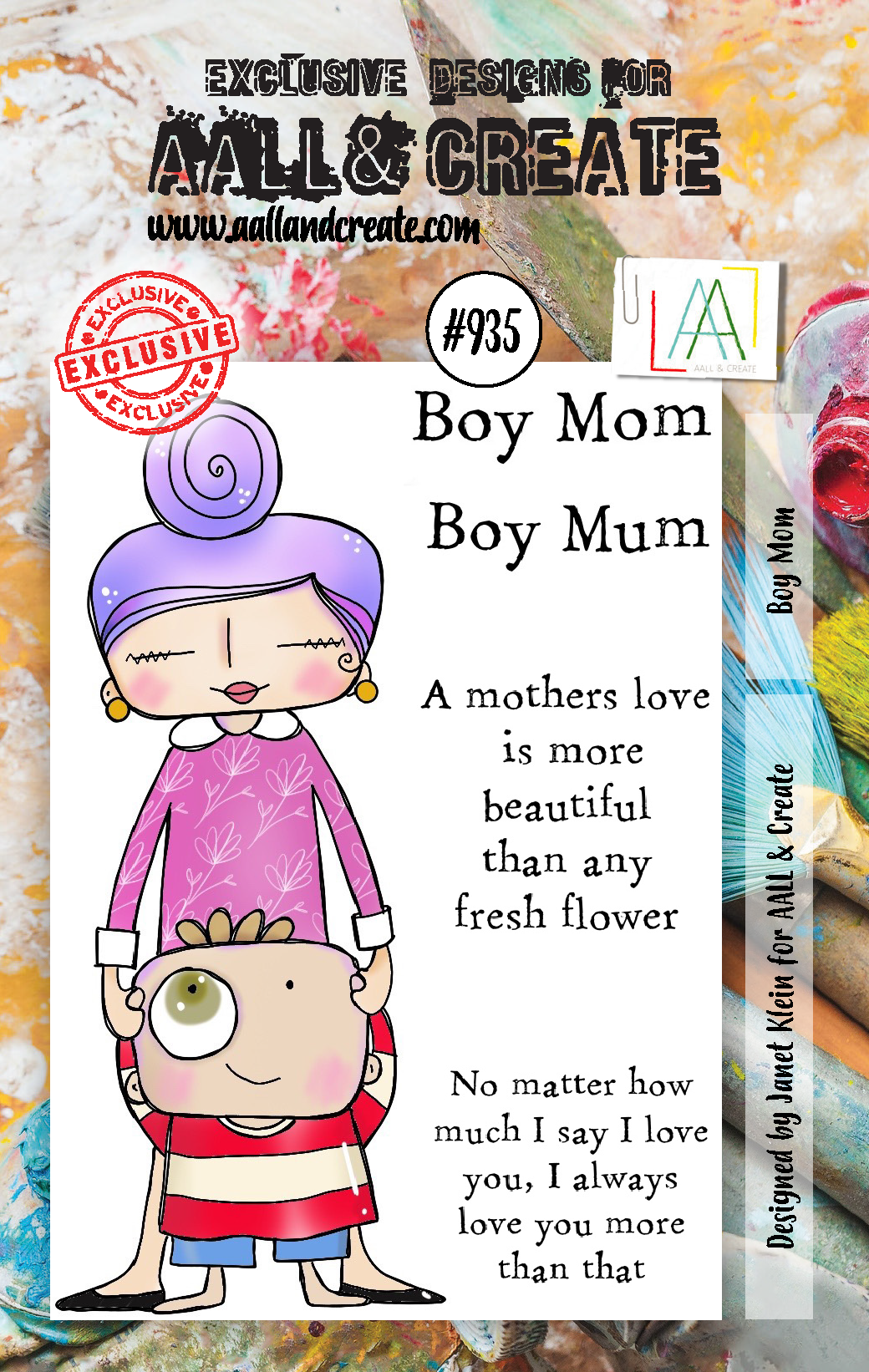 AALL and Create Stamp Set - 935 - Boy Mum