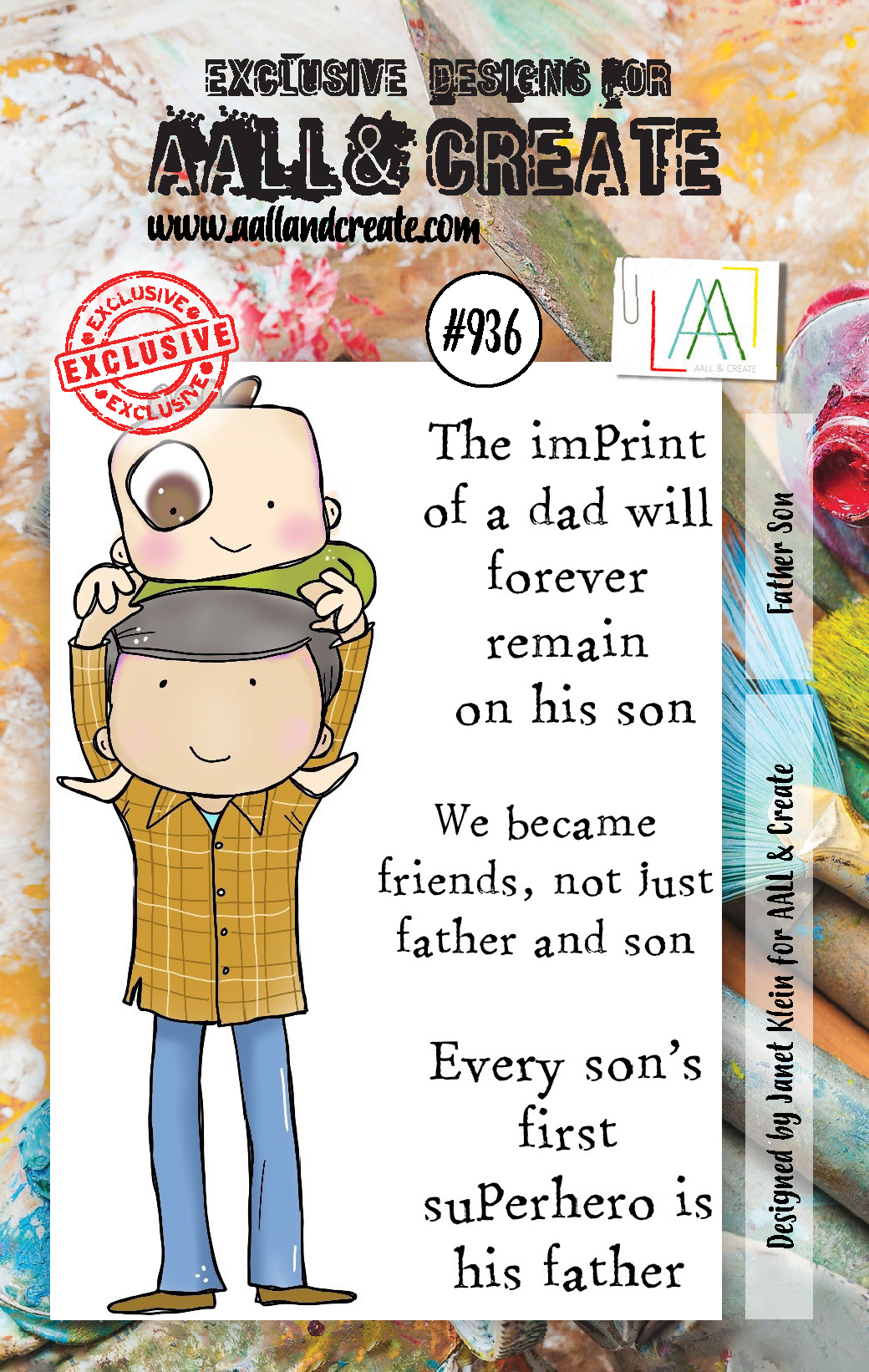 AALL and Create Stamp Set - 936 - Father Son