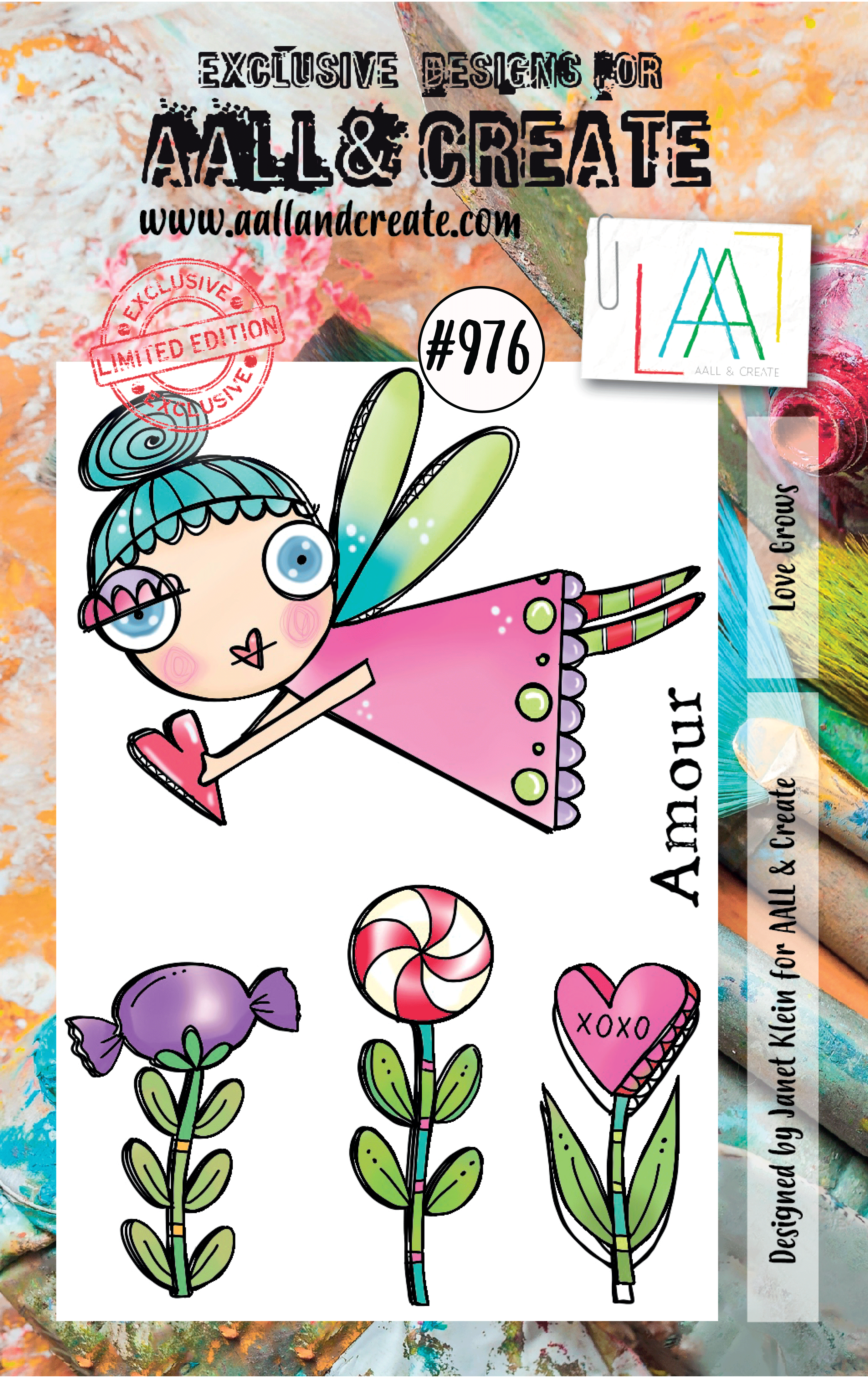 AALL and Create Stamp Set - 976 - Love Grows