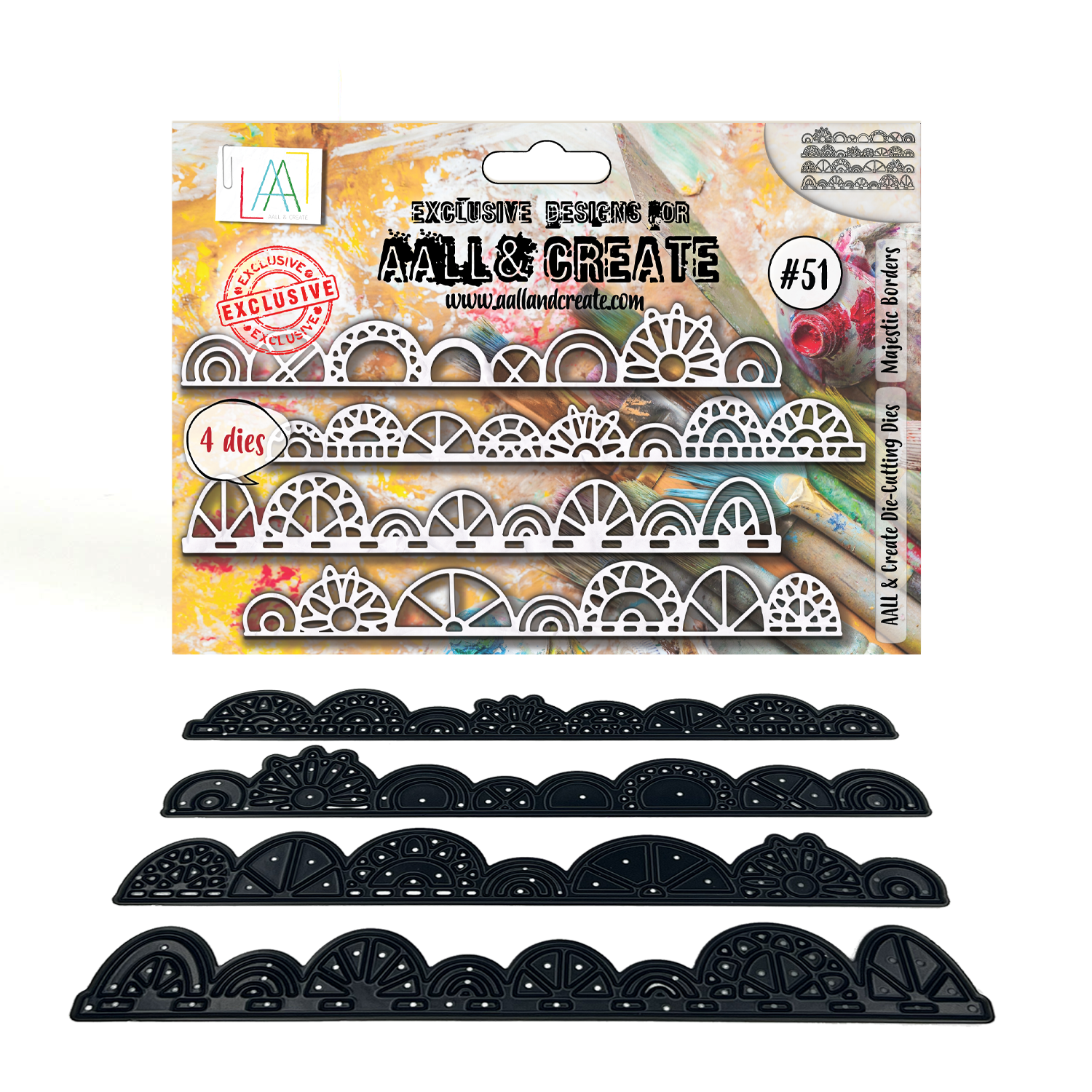 AALL and Create - Die-Cutting Die Set - Majestic Borders