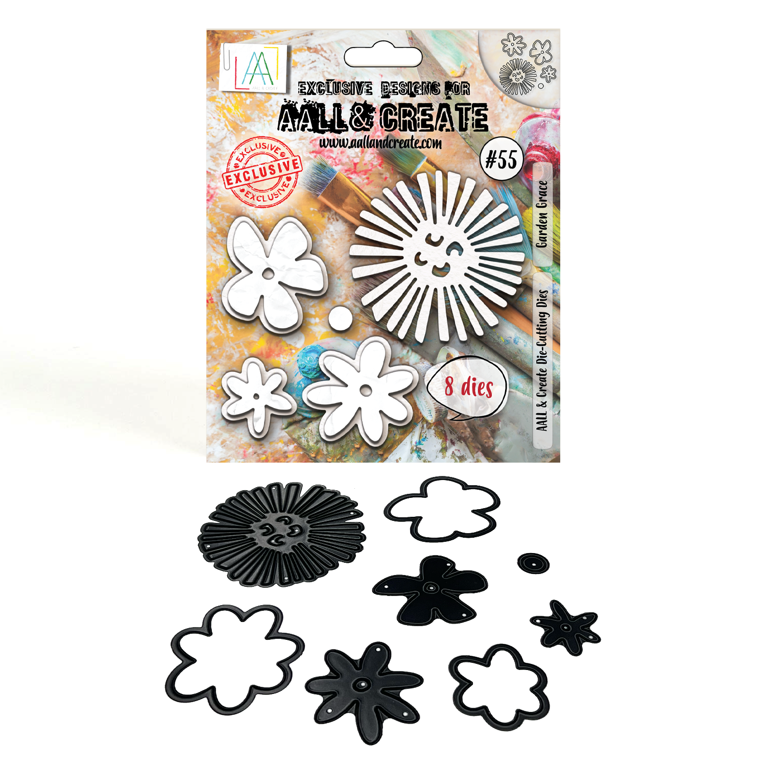 AALL and Create - Die-Cutting Die Set - Garden Grace