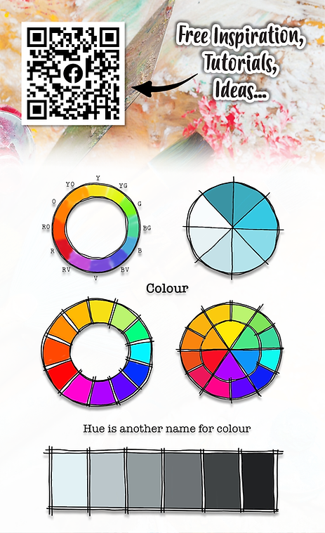 AALL and Create - A6 Stamp Set - Colour Theory